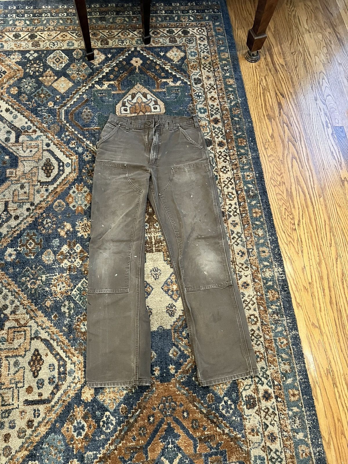 Carhartt VINTAGE CARHARTT DOUBLE DUCK PANTS Size US 32 / EU 48 - 1 Thumbnail