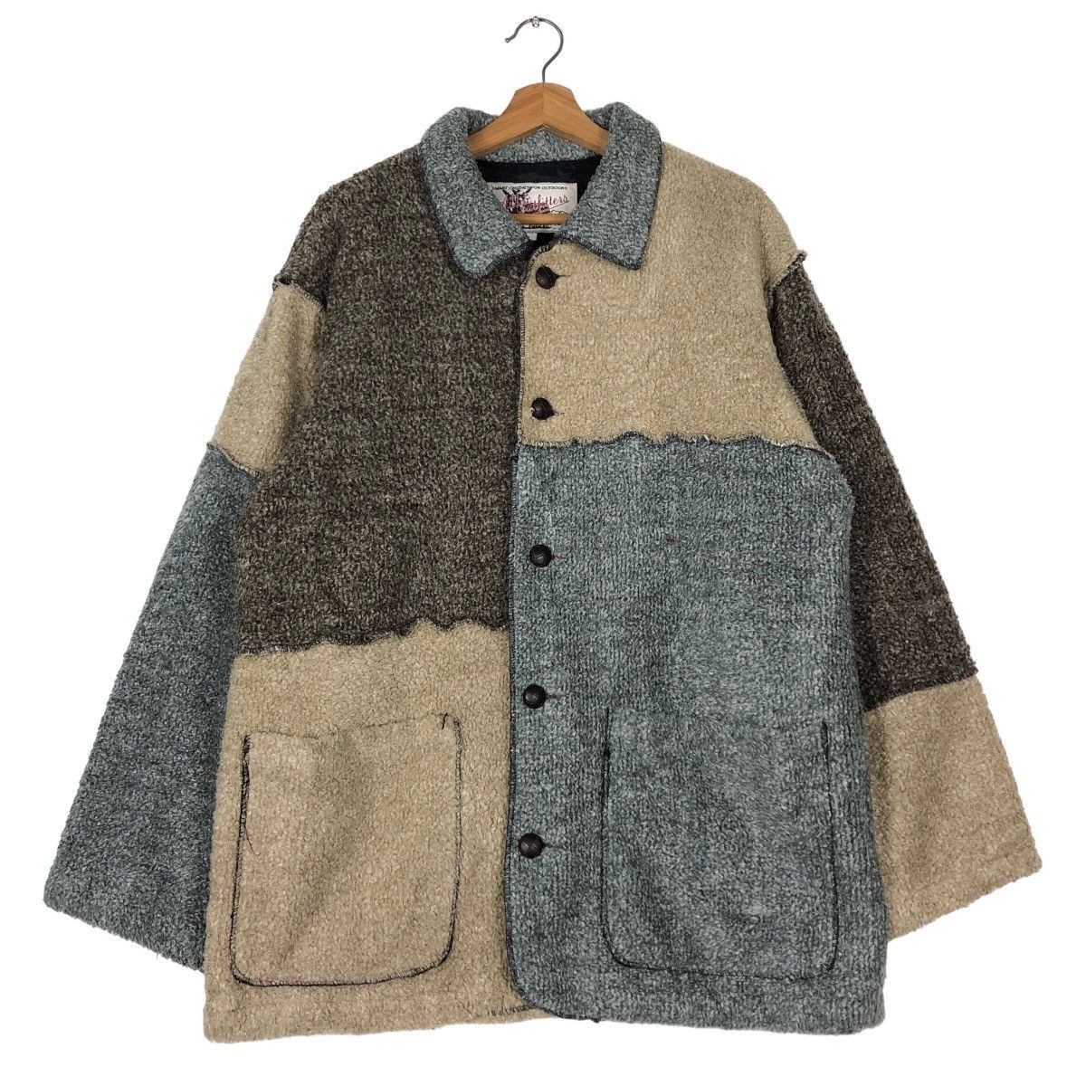 Japanese Brand 🔥Vintage Allix Outfitters Patch Work Design Issey Miyake Size US L / EU 52-54 / 3 - 1 Thumbnail