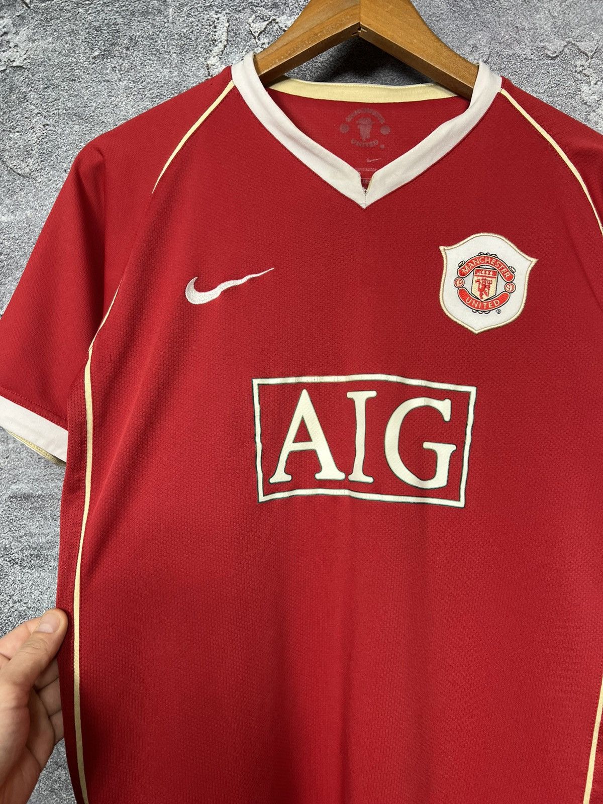 Nike Vintage 2006/07 Nike Manchester United Boys XL Jersey Tshirt Size US XS / EU 42 / 0 - 4 Thumbnail