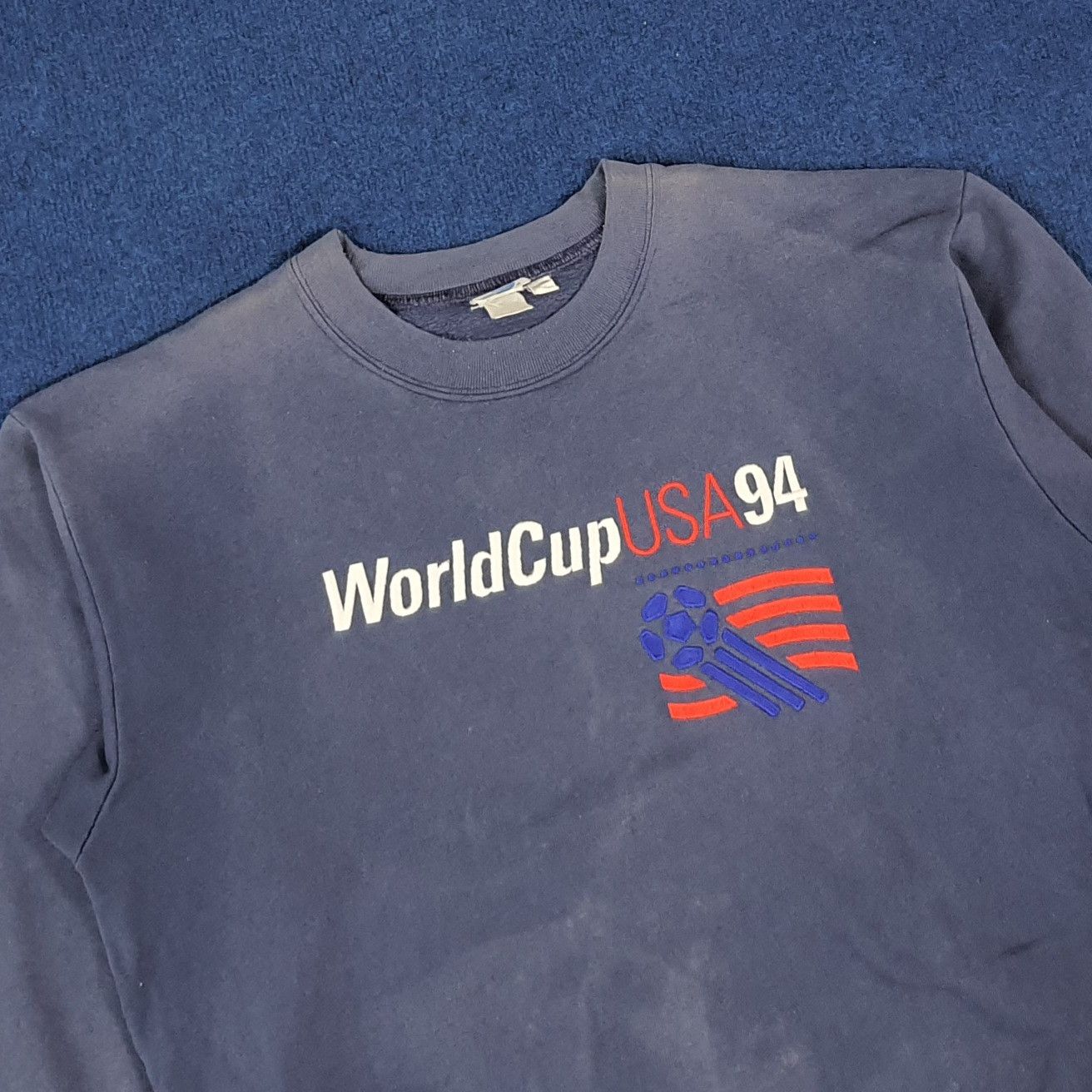 Vintage Vintage World Cup USA'94 90s Sports Sweatshirts Size US L / EU 52-54 / 3 - 2 Thumbnail