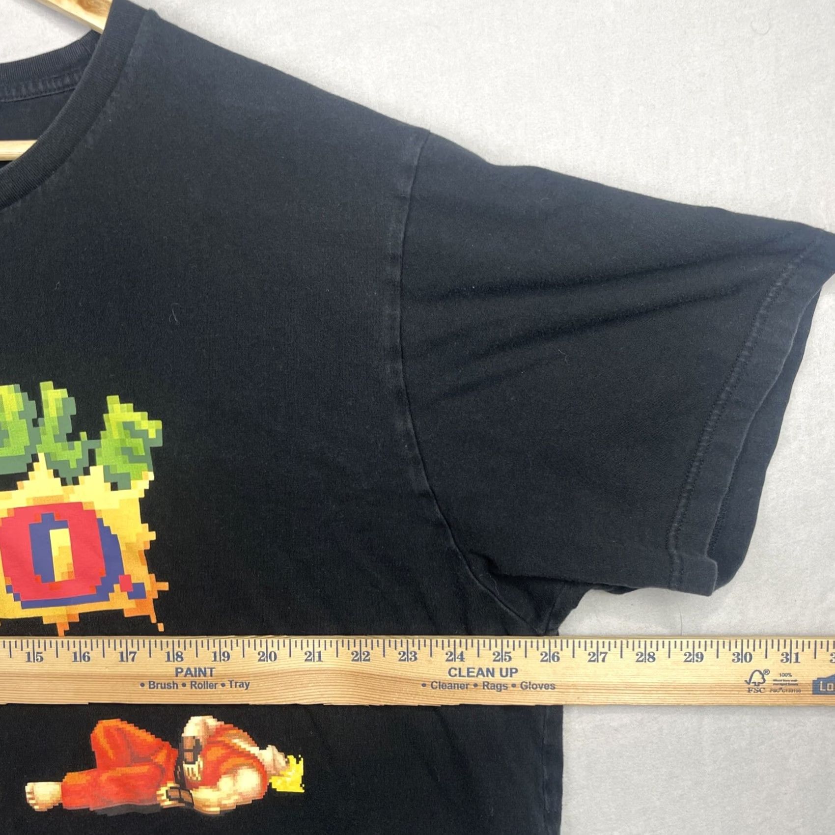 Uniqlo VINTAGE Street Fighter Shirt Mens 3XL Black Uniqlo Double KO Ken Ryu Capcom Video Game Graphic Print Casual T-Shirt Mens All Seasons 2020s Size US XXL / EU 58 / 5 - 6 Thumbnail