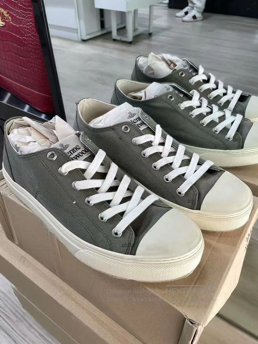 Vivienne Westwood Vivienne Westwood Canvas Sneakers. Size US 9 / EU 42 - 1 Thumbnail