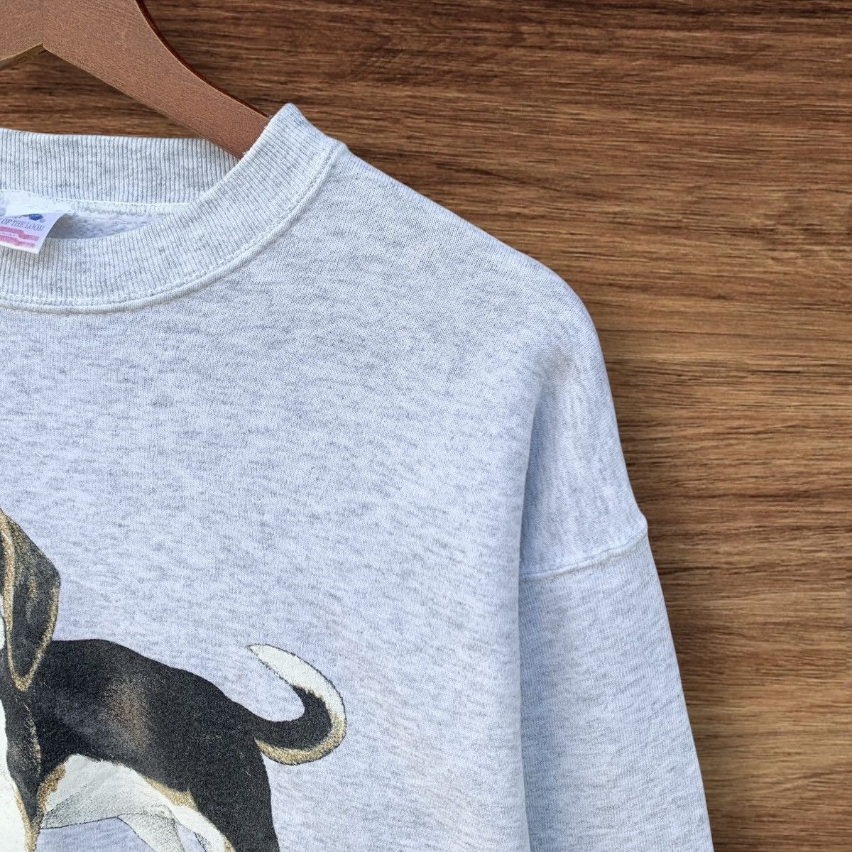 Fruit Of The Loom VINTAGE 1992 BEAGLE DOG PUPPY SWEATSHIRT BIG LOGO Size US S / EU 44-46 / 1 - 4 Thumbnail