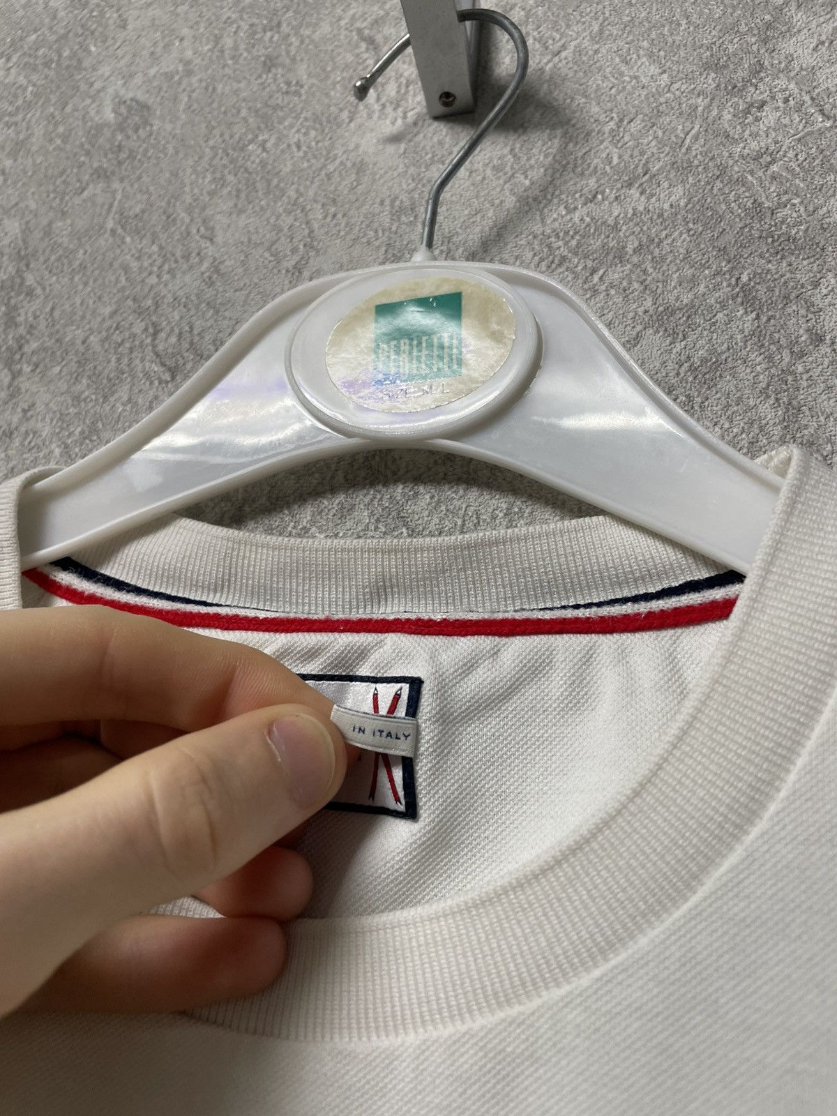 Moncler Gamme Bleu Moncler Gamme Bleu White T-Shirt With Pocket Size US M / EU 48-50 / 2 - 9 Thumbnail