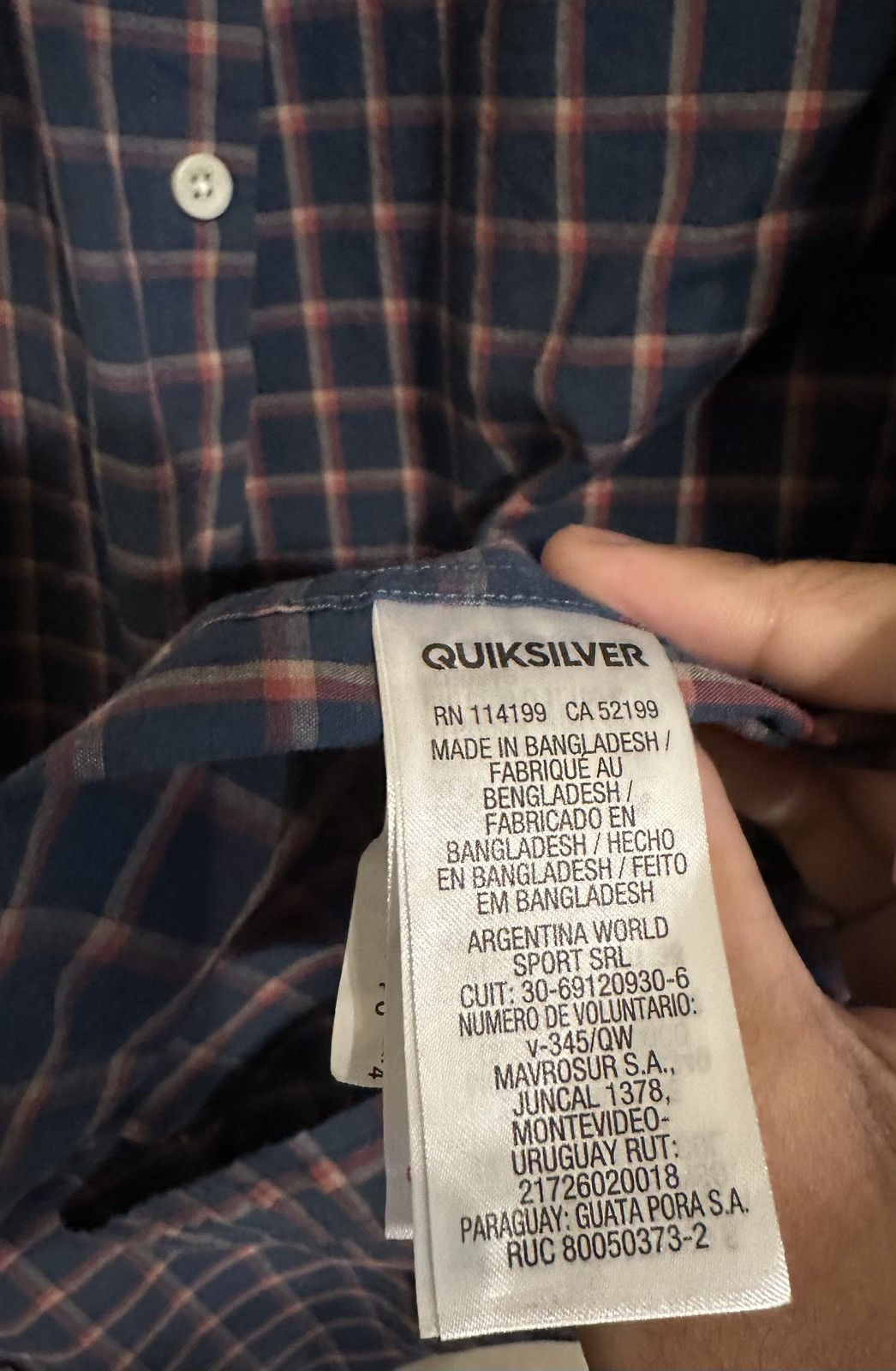 Quiksilver Vintage quicksilver surf button up everyday blue M Size US M / EU 48-50 / 2 - 5 Thumbnail