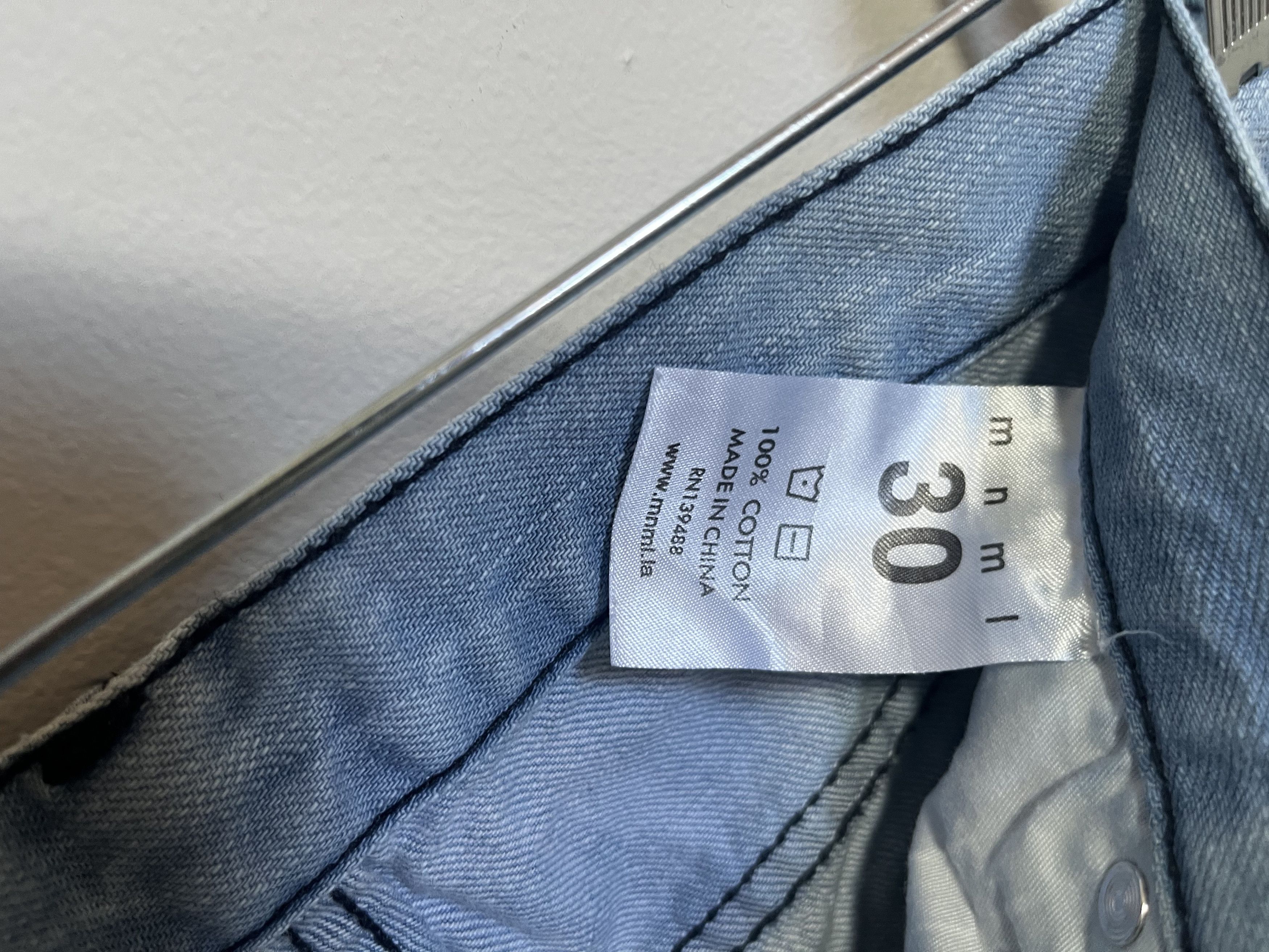 MNML MNML Blue Distressed Denim W/ Zippers Size 30 Size US 30 / EU 46 - 5 Thumbnail