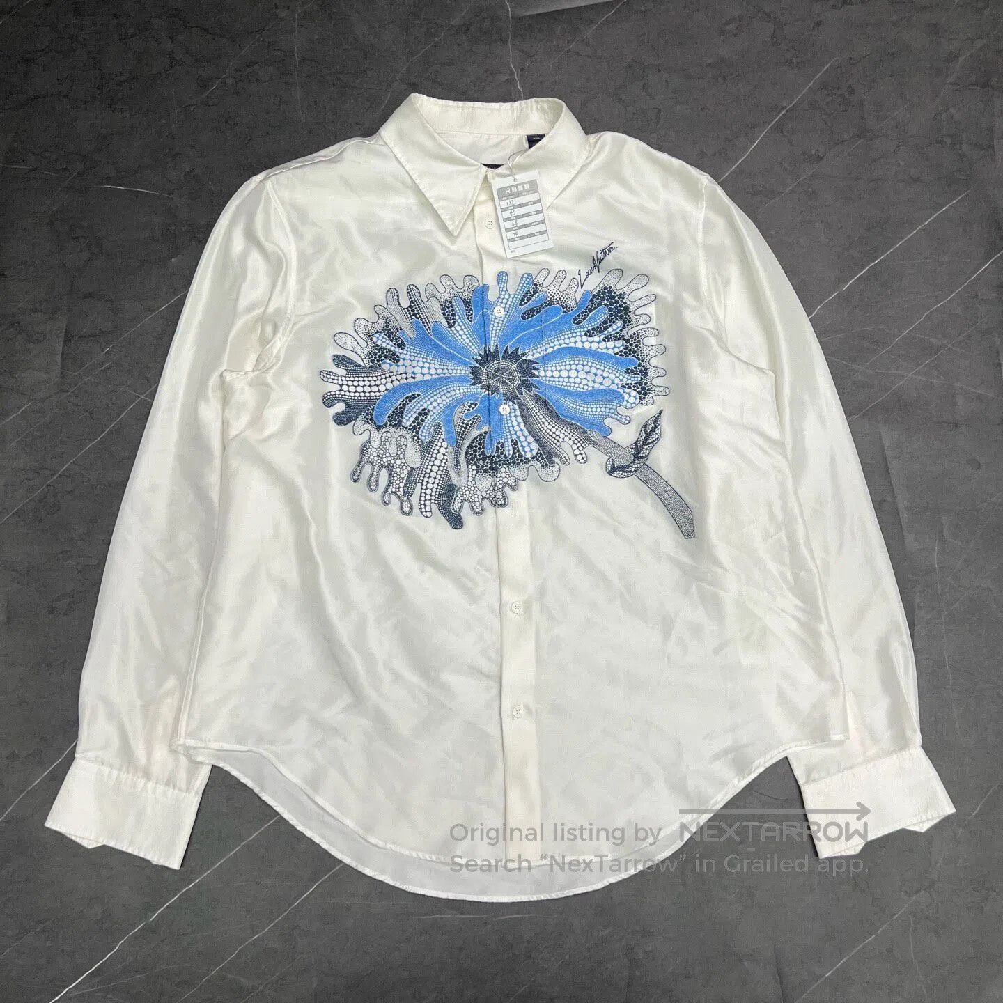 Louis Vuitton Louis Vuitton Yayoi Kusama Psychedelic Flower White Shirt| Size XXL / US 16-18 / IT 52-54 - 1 Thumbnail