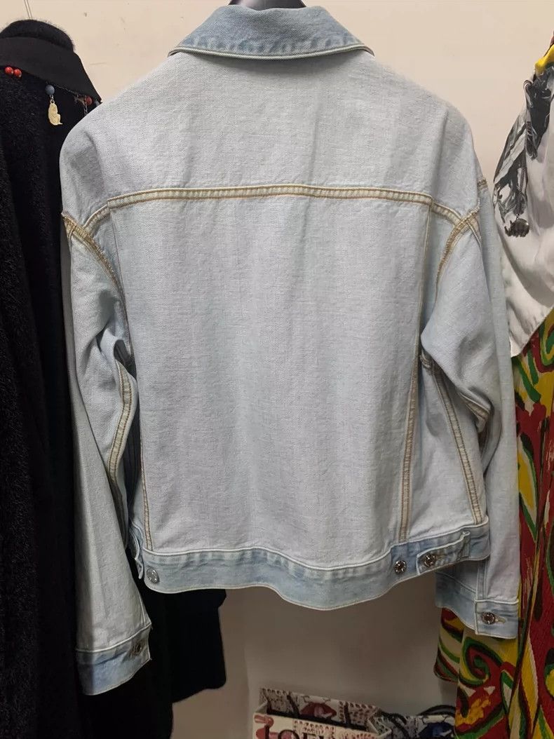 Helmut Lang Helmut Lang size MWorn DENIM COAT JACKET WITH REVERDESIGN 2 Size US M / EU 48-50 / 2 - 2 Thumbnail