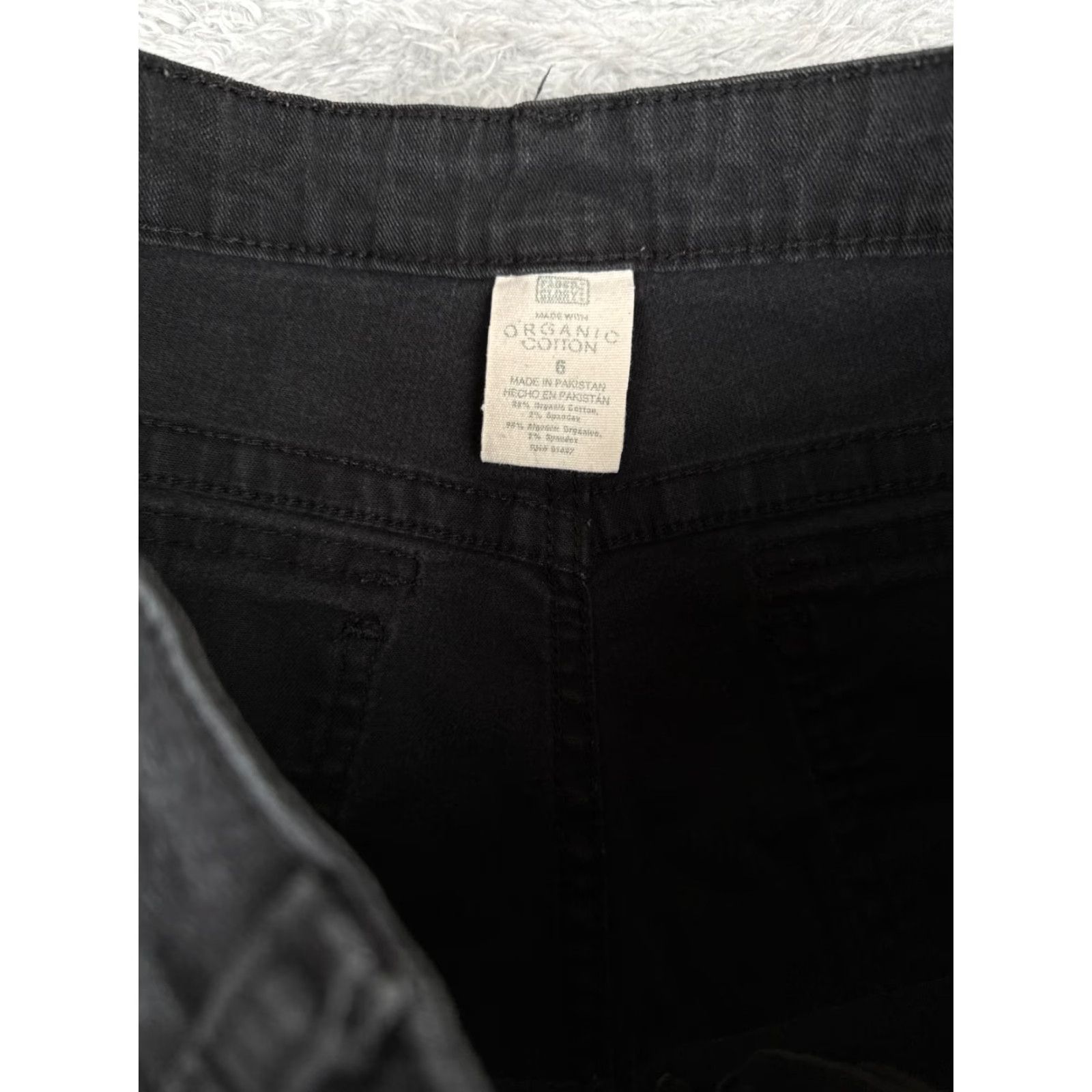 Faded Glory Faded Glory Jeans Womens 6 Black Denim Flared Mid Rise Cotton Blend 28x31 Size 28" / US 6 / IT 42 - 6 Thumbnail