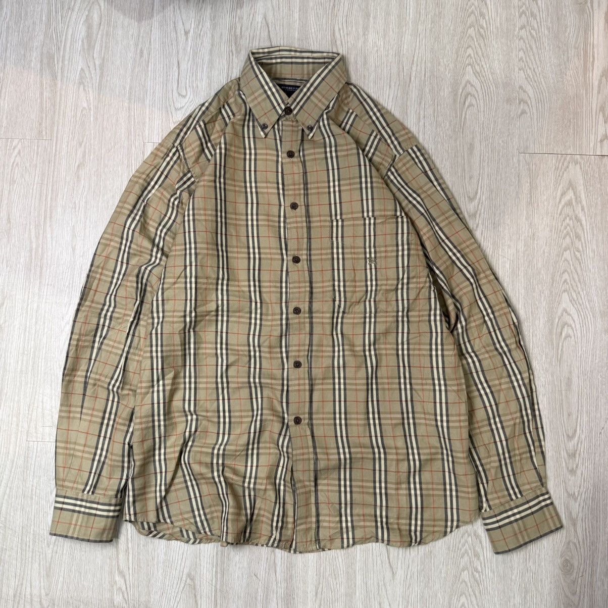 Burberry BURBERRY nova check button up shirt Size US XL / EU 56 / 4 - 1 Thumbnail