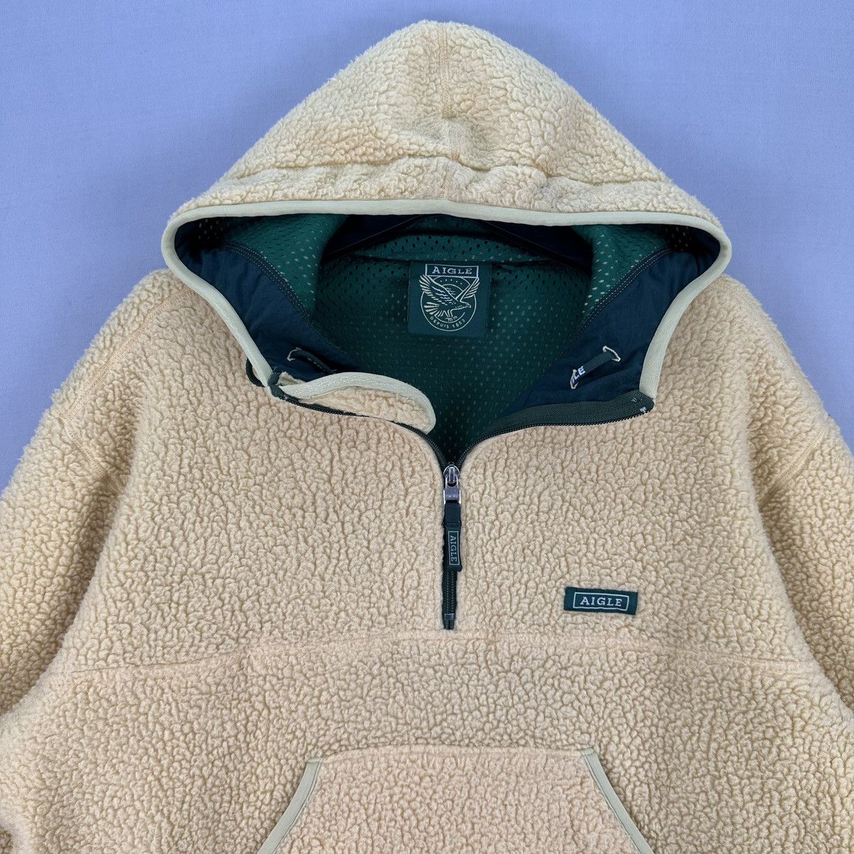Aigle Vintage Aigle Polartec Sherpa Anorak Pullover Jacket Hoodie Size US M / EU 48-50 / 2 - 7 Thumbnail