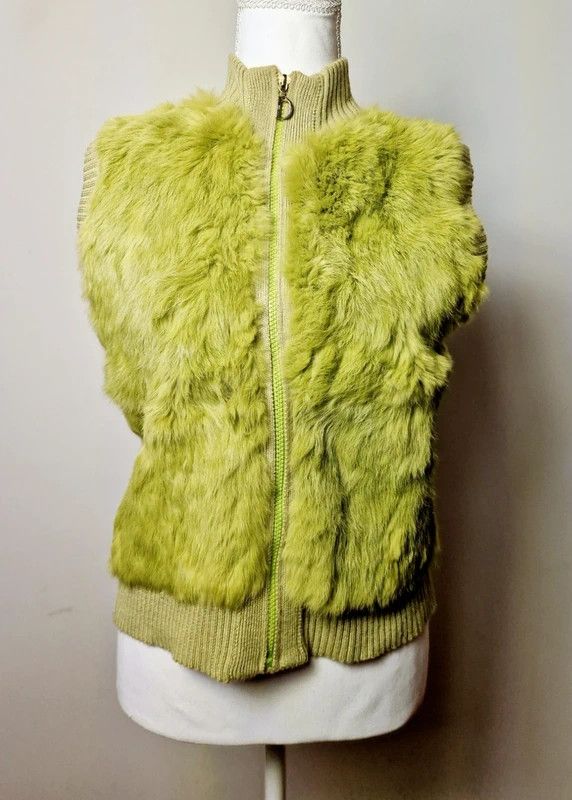 Japanese Brand Vintage faux fur vest y2k 2000s Japan Avant garde Size M / US 6-8 / IT 42-44 - 3 Thumbnail