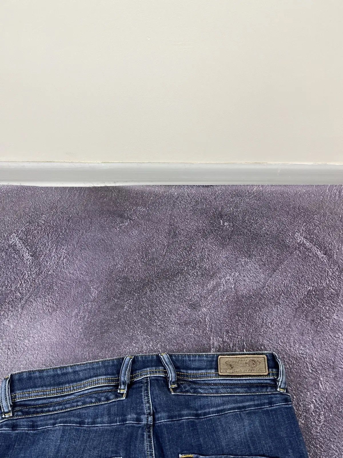 Diesel Vintage Diesel Faded Blue Denim Avant Garde Hype Jeans Size US 36 / EU 52 - 11 Thumbnail