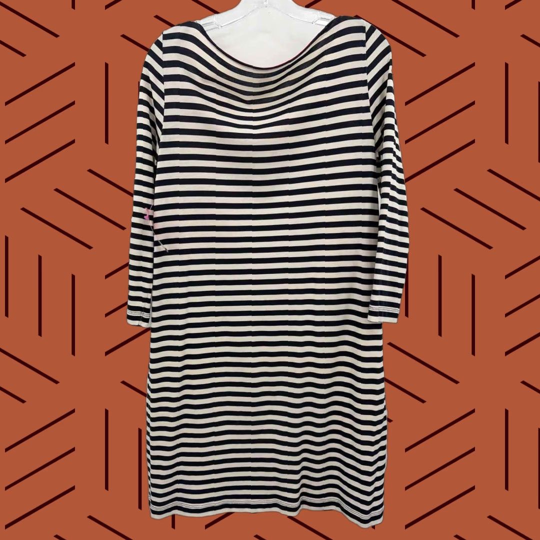 Tory Burch Dress Medium Navy Short Long Sleeve Pre-Owned in Black, Women's