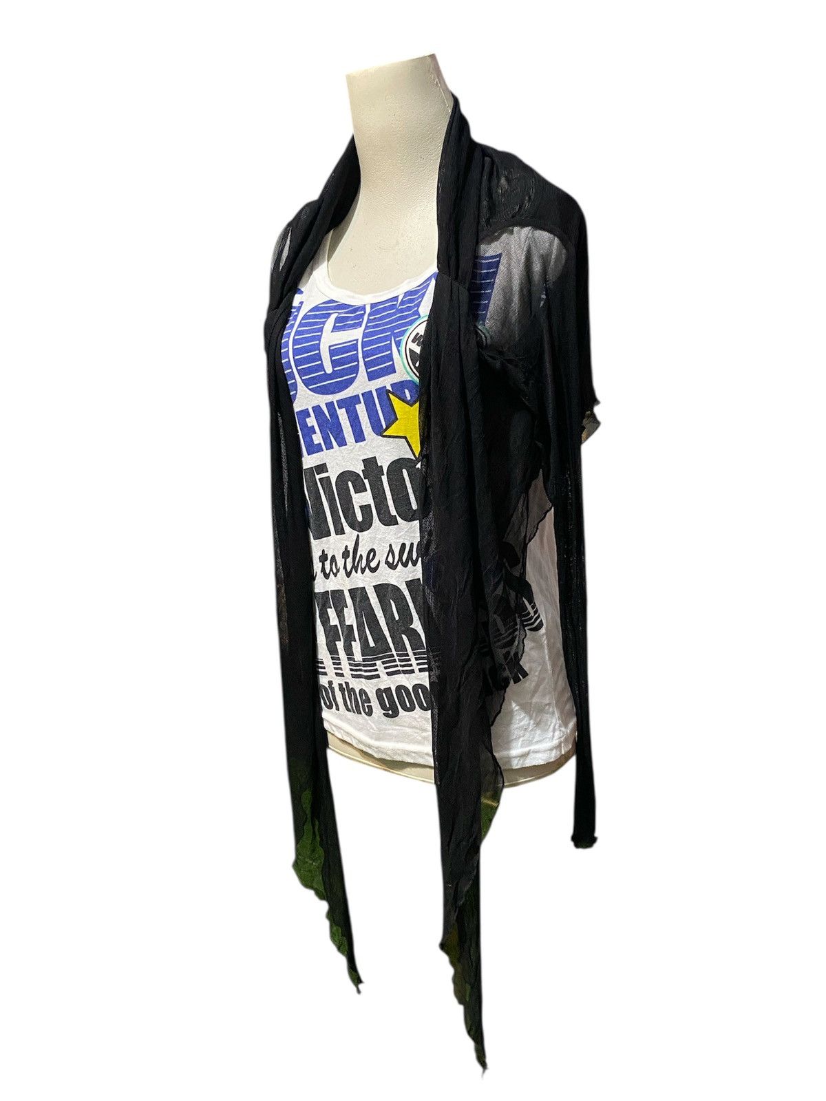 14th Addiction × Japanese Brand × Yasuyuki Ishii 🖤CARDIGAN TWIN-SET SIMONA BARBIERI GOTHIC STYLE🖤 Size US M / EU 48-50 / 2 - 2 Thumbnail