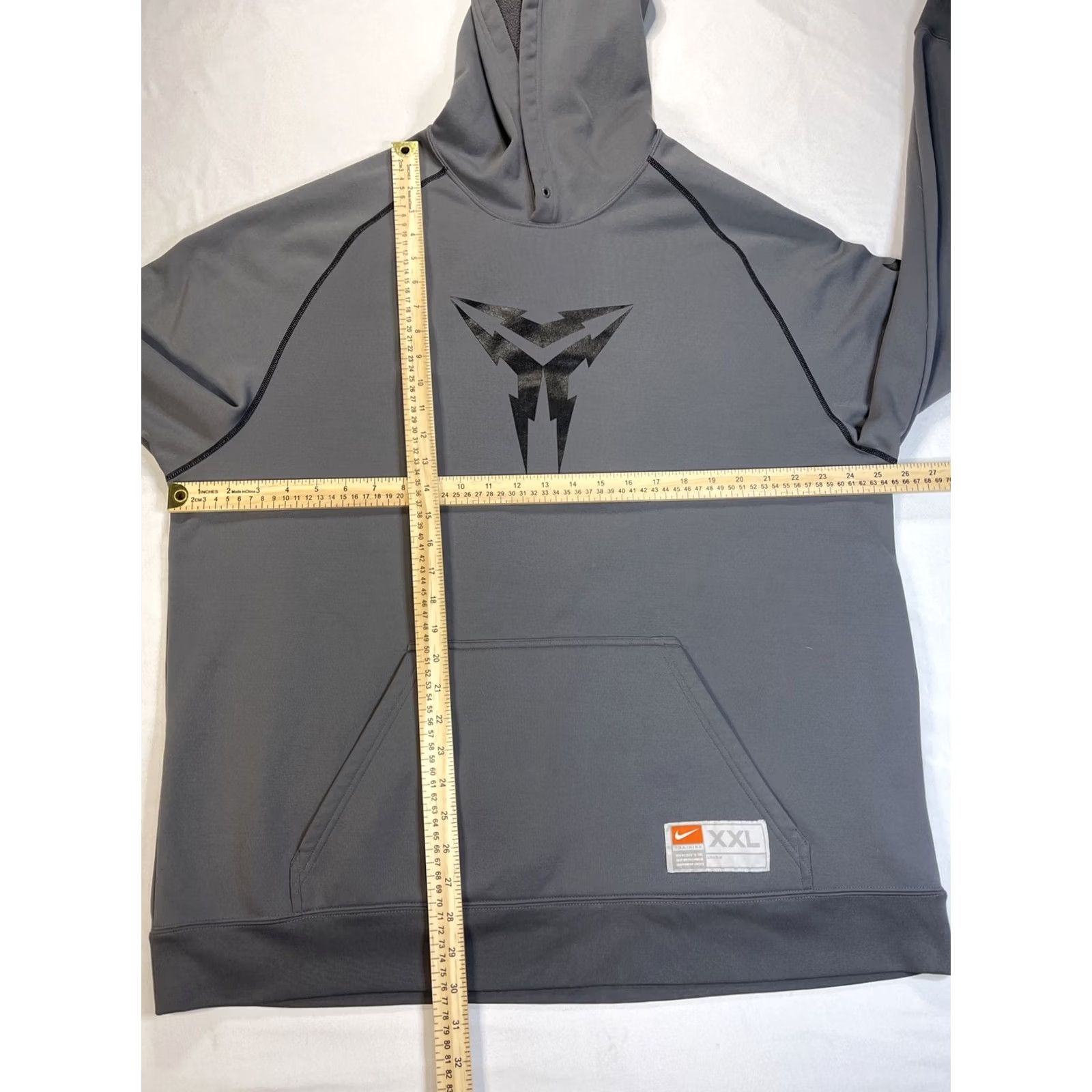 Nike VINTAGE Nike Hoodie Men 2XL Gray Kobe Bryant Mamba Therma Fit Pullover Hooded Pockets Long Sleeve Logo Size US XXL / EU 58 / 5 - 2 Thumbnail