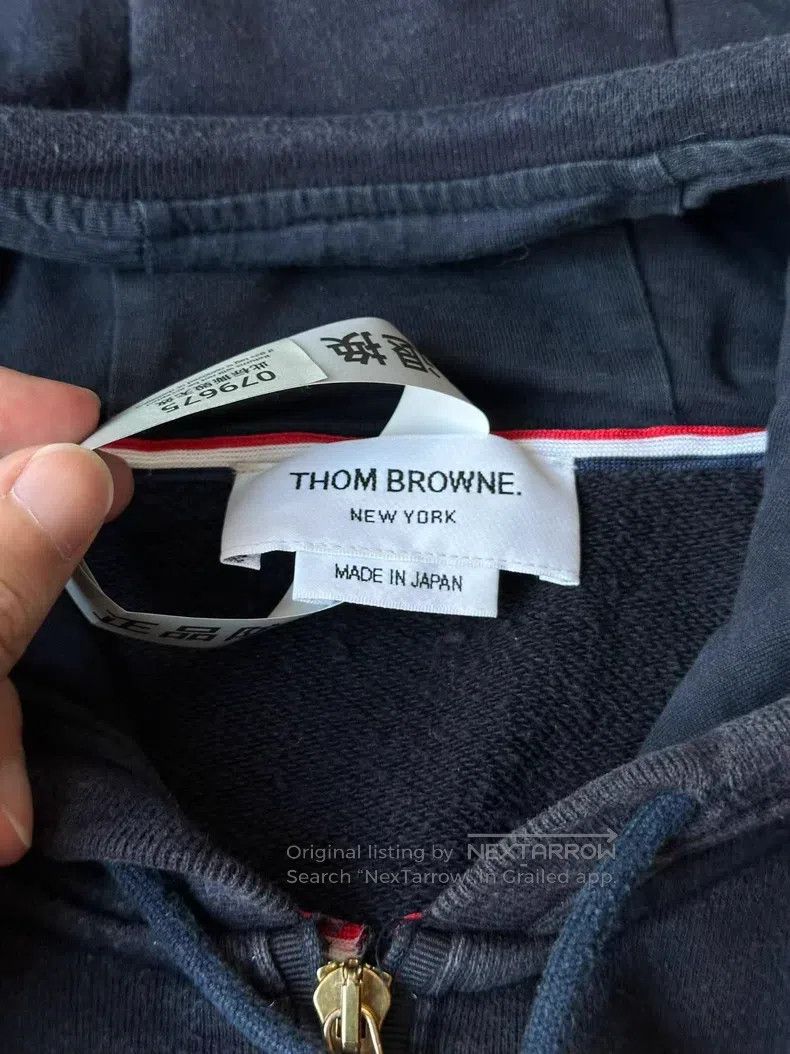 Thom Browne Thom Browne size 6 Blue Knit Jacket Size US XL / EU 56 / 4 - 3 Thumbnail