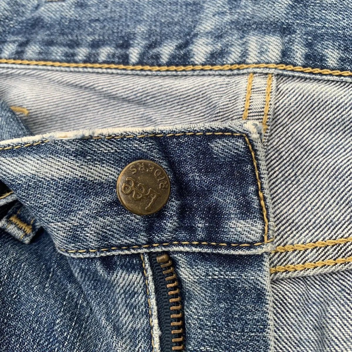 Lee Vintage Lee Riders Jeans BlueWash Distressed Denim Pants W32 Size US 32 / EU 48 - 6 Thumbnail