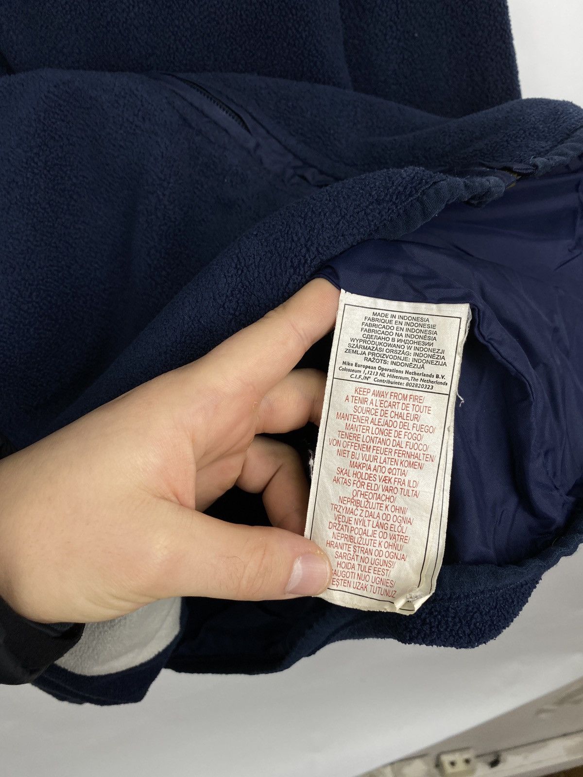 Nike 🇺🇸 Vintage 90s Nike Fleece Zip Hoodie Rare Retro Hype Y2K Size US XL / EU 56 / 4 - 8 Thumbnail