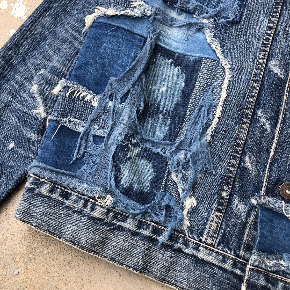 Levi's Made & Crafted Levis Made & Crafted Type IV Trucker Boro Made In Japan 🇯🇵 Size US M / EU 48-50 / 2 - 5 Thumbnail