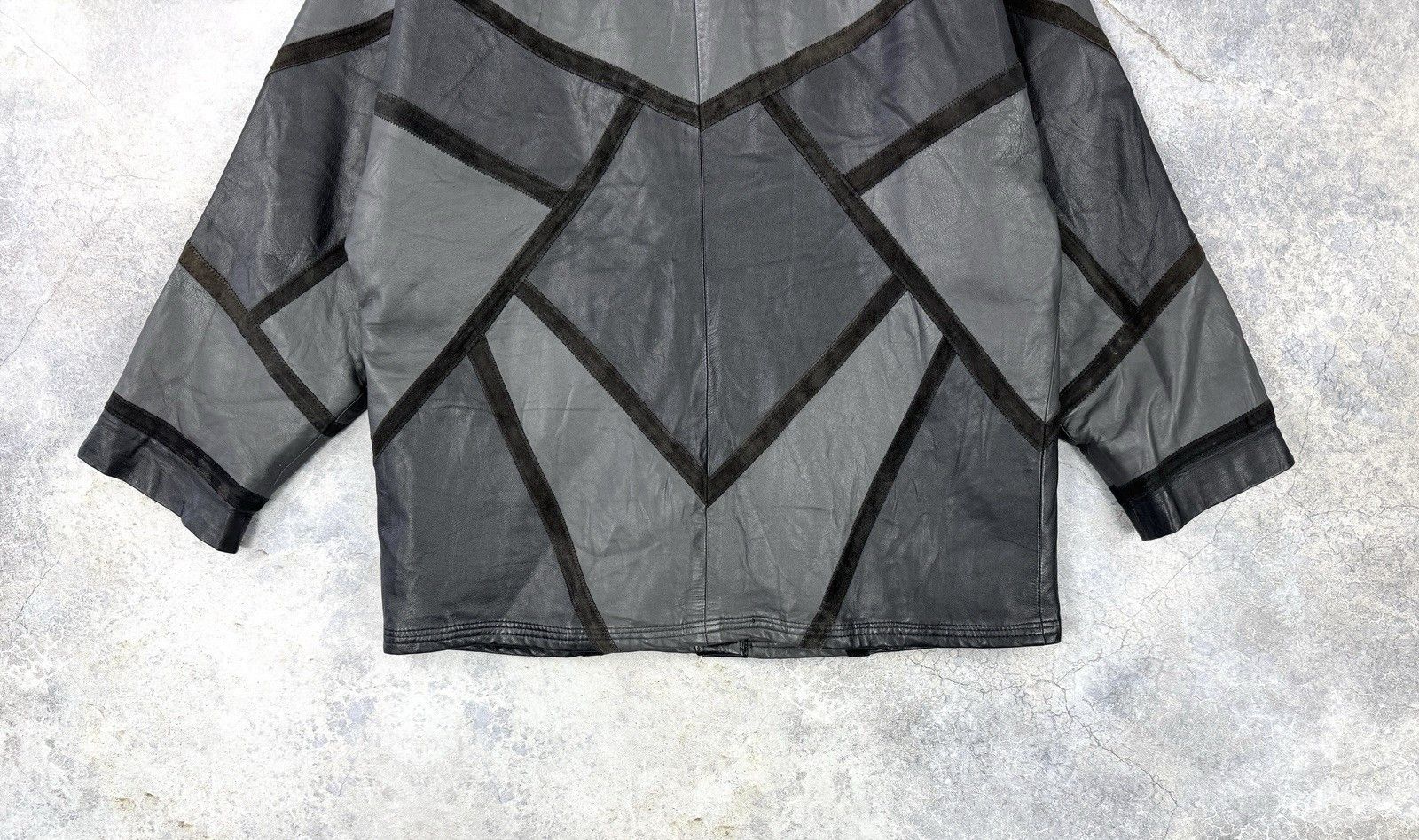 Yves Saint Laurent 1980s Vintage Yves Saint Laurent Leather Patch Work Women’s Size XL / US 12-14 / IT 48-50 - 10 Thumbnail