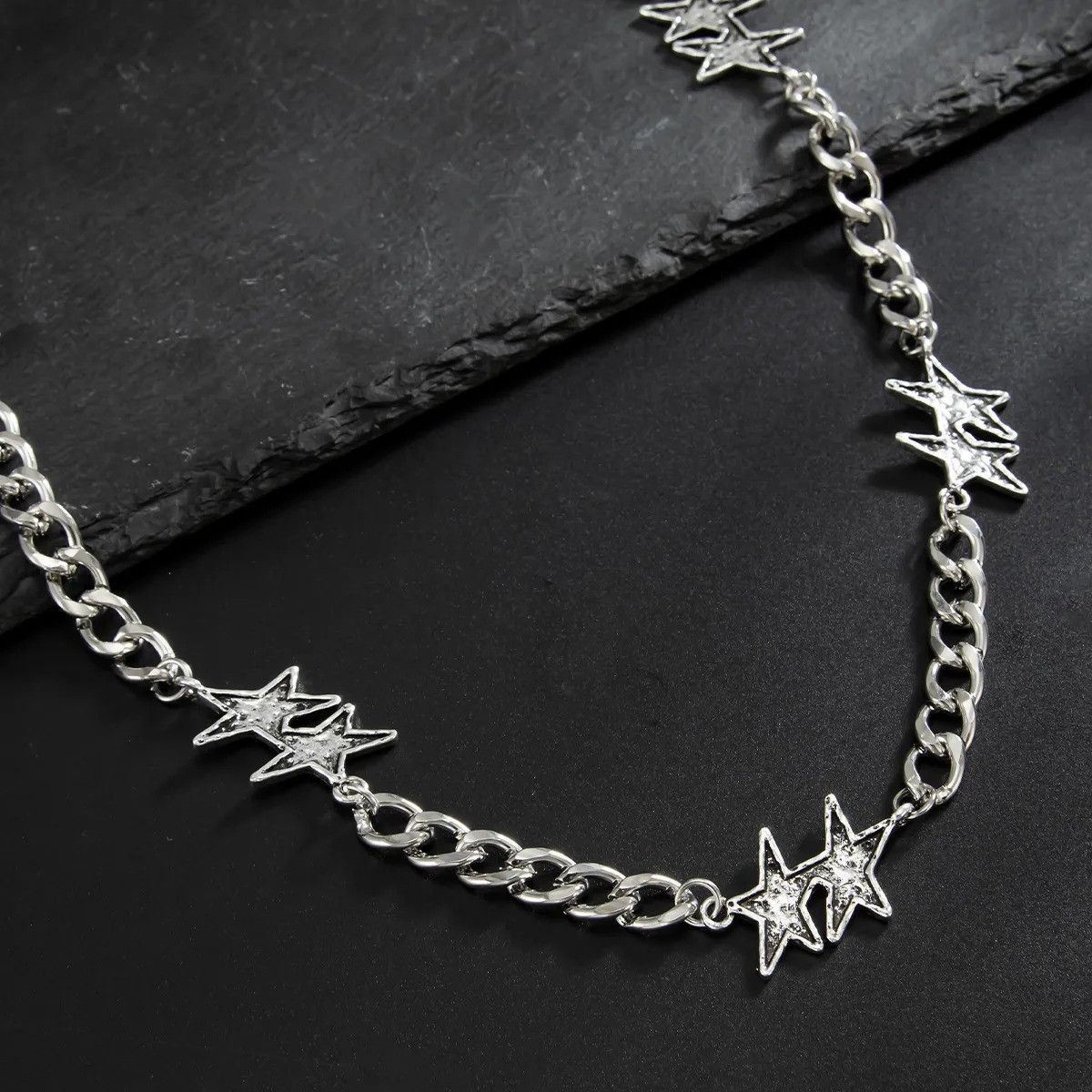 Vintage Star Pattern Luxury Style Necklace Size ONE SIZE - 5 Thumbnail