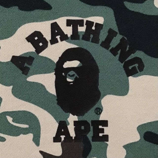 Bape BAPE woodland camo college logo full zip hoodie APE 2XL XXL Size US XXL / EU 58 / 5 - 2 Thumbnail