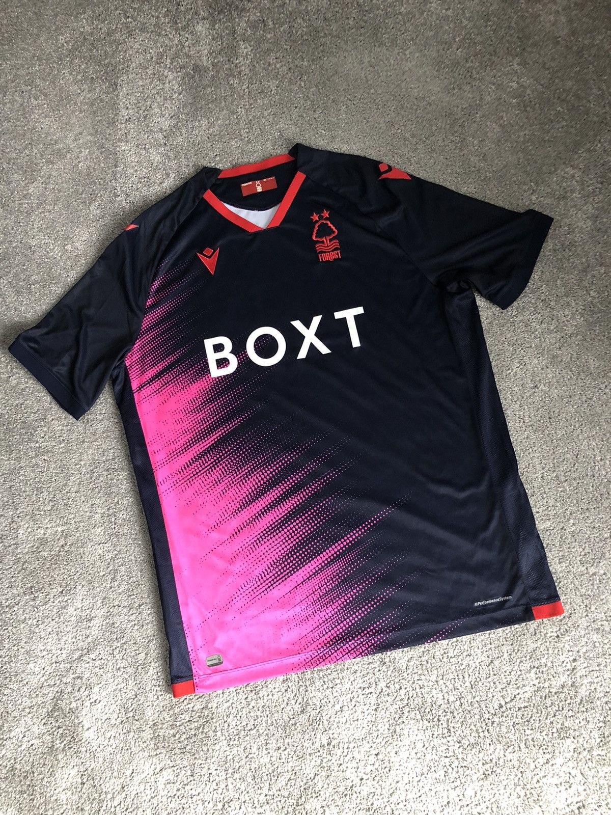 image of Rare Nottingham Forest Fc 2021/22 Away Jersey 3Xl in Black, Men's (Size 2XL)