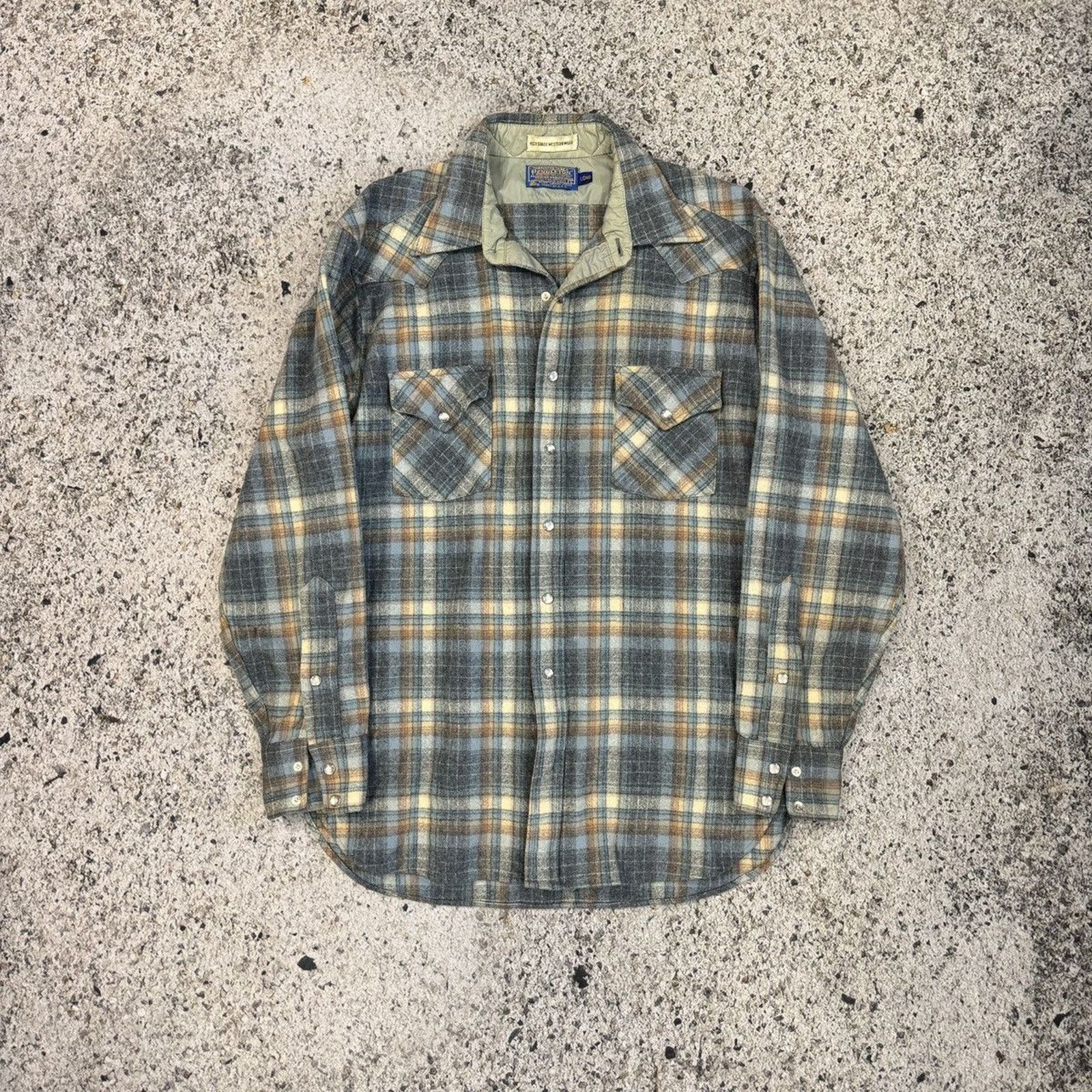 Pendleton 70s Pendleton Western Plaid Shirt ERD Grunge Margiela RRL Size US L / EU 52-54 / 3 - 1 Thumbnail