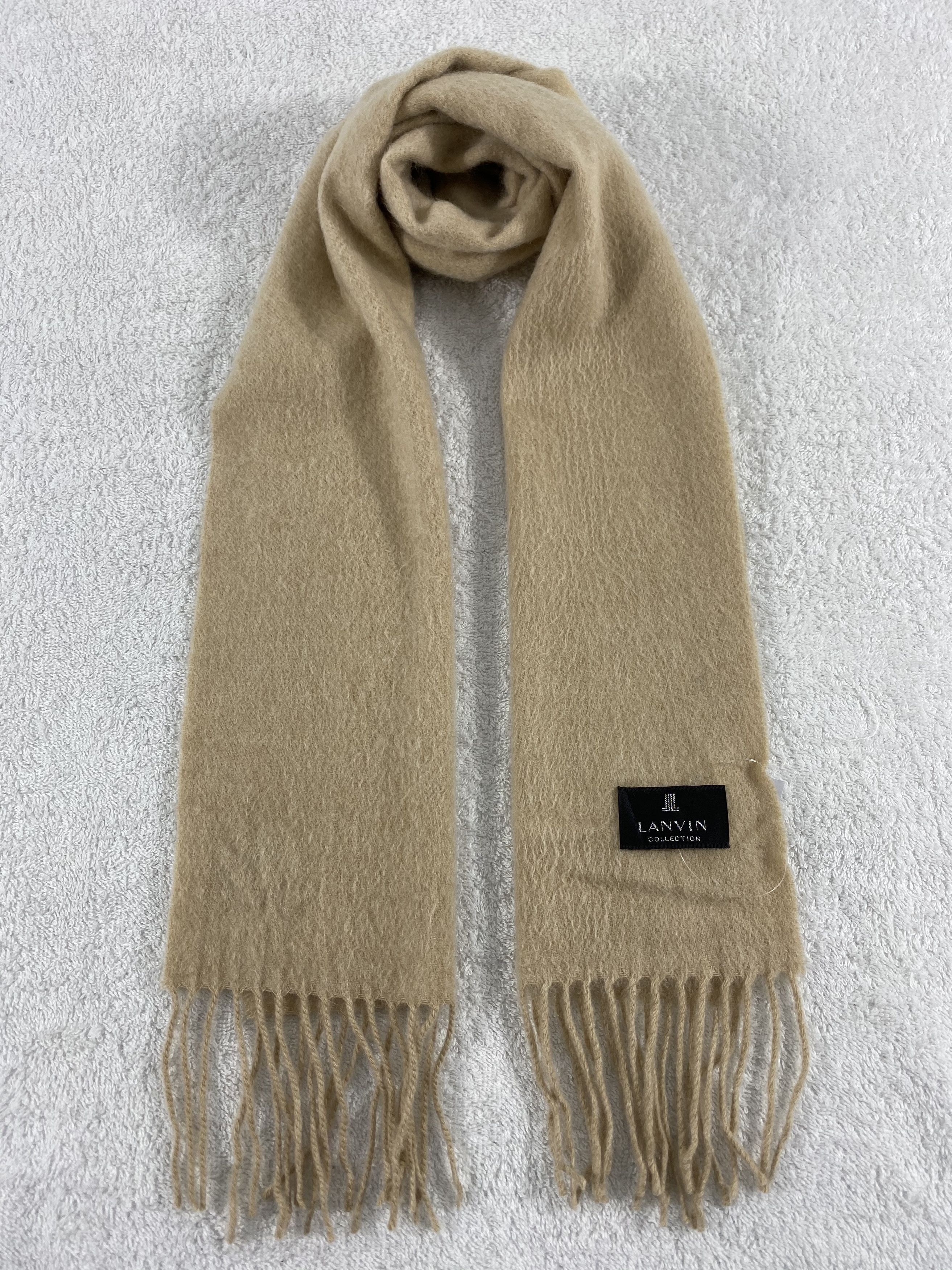 Lanvin Vintage Lanvin Scarf/Muffler/Neckwear MF748 Size ONE SIZE - 1 Thumbnail