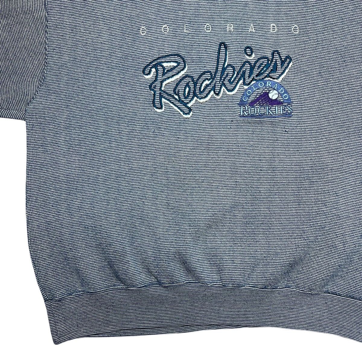MLB 1990s MLB Colorado Rockies Lee Sport Embroidered Sweatshirt Size US XL / EU 56 / 4 - 7 Thumbnail