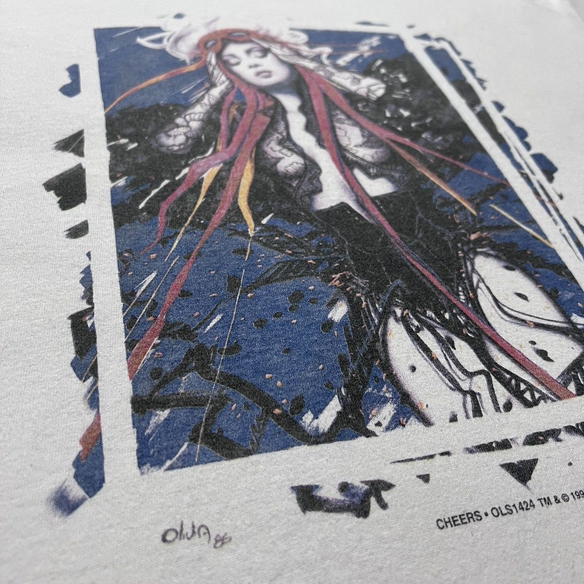 Vintage Vintage 90s CHEERS Olivia De Berardinis Comic Images Tee XL Size US XL / EU 56 / 4 - 6 Thumbnail