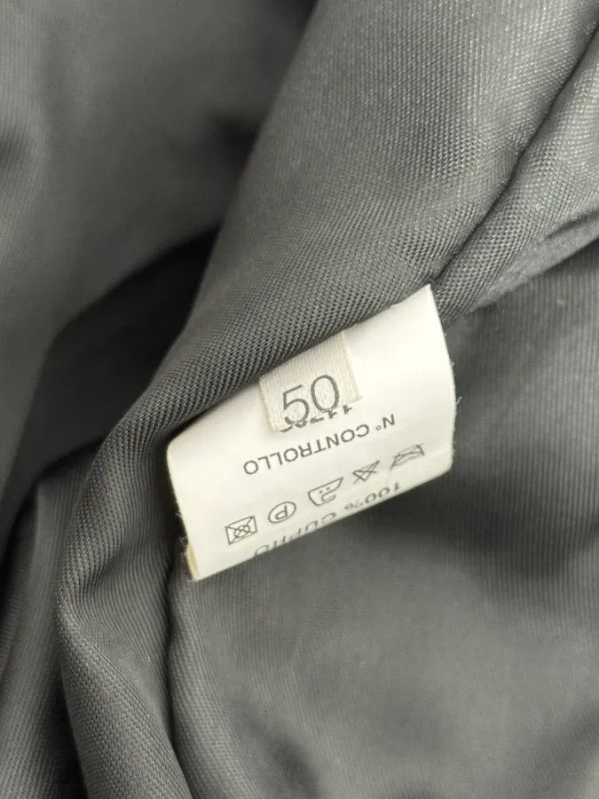 Vintage 2000s Italian Black Leather Pony Hair Long Jacket Size US M / EU 48-50 / 2 - 11 Thumbnail