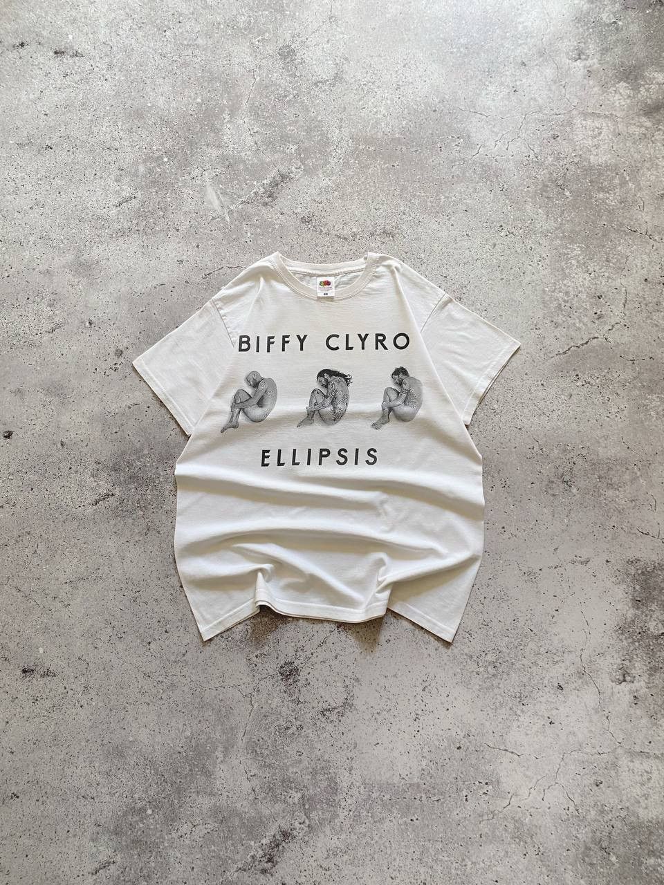 Ufficiale Biffy Clyro Opposites Bianco t-Shirt Rock Band Merch White