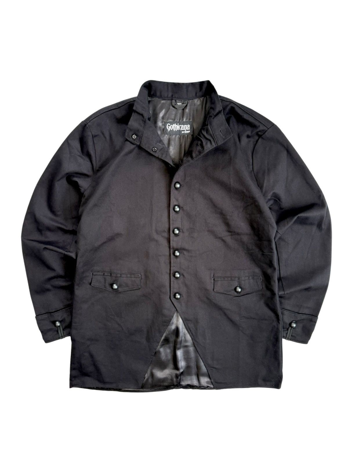 Japanese Brand Kazuyuki Kumagai Attachment Asymmetrical Down Coat 