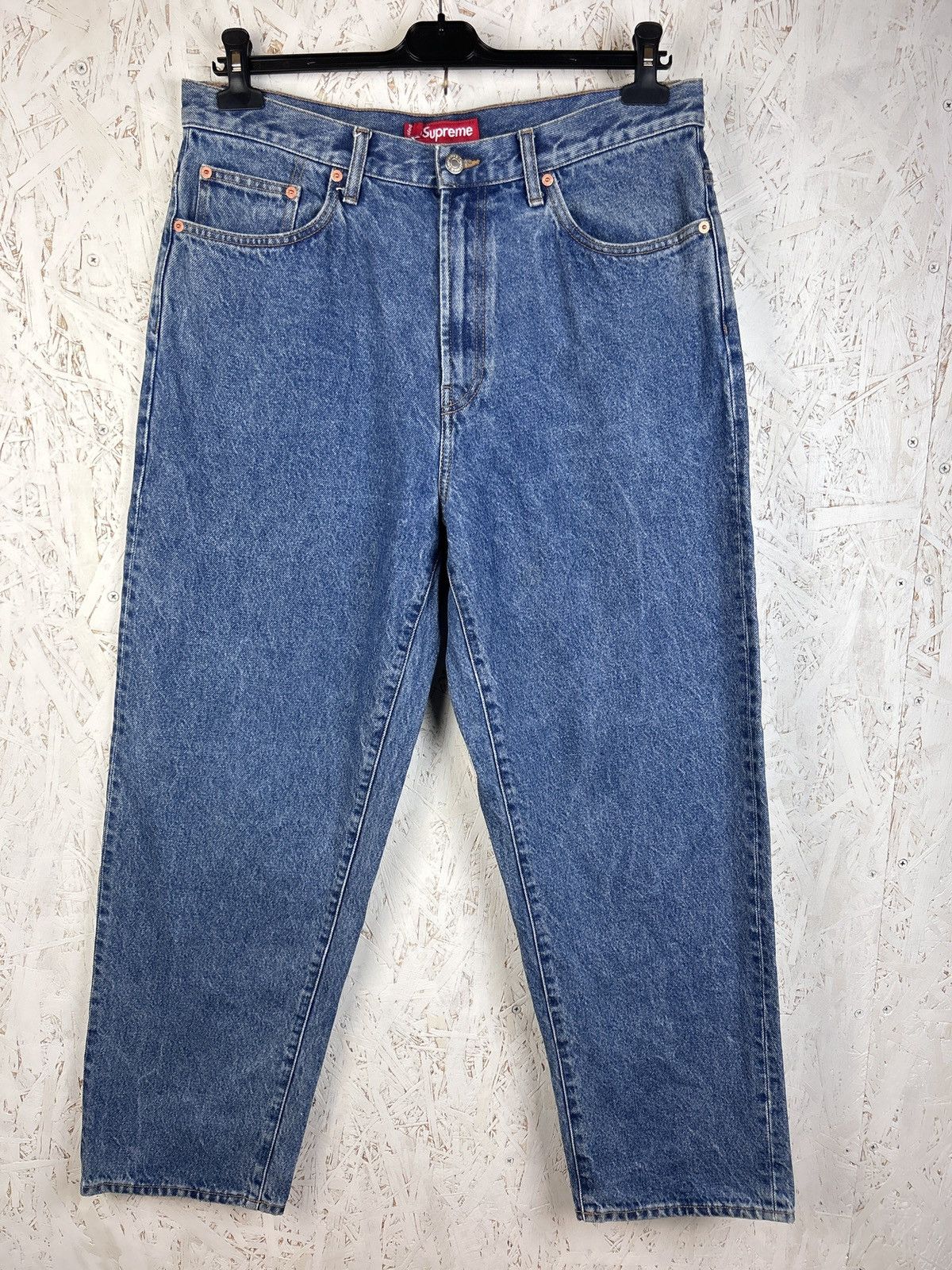 Supreme Supreme New York FW23 Baggy Denim Jeans Pants Size 32 | Grailed