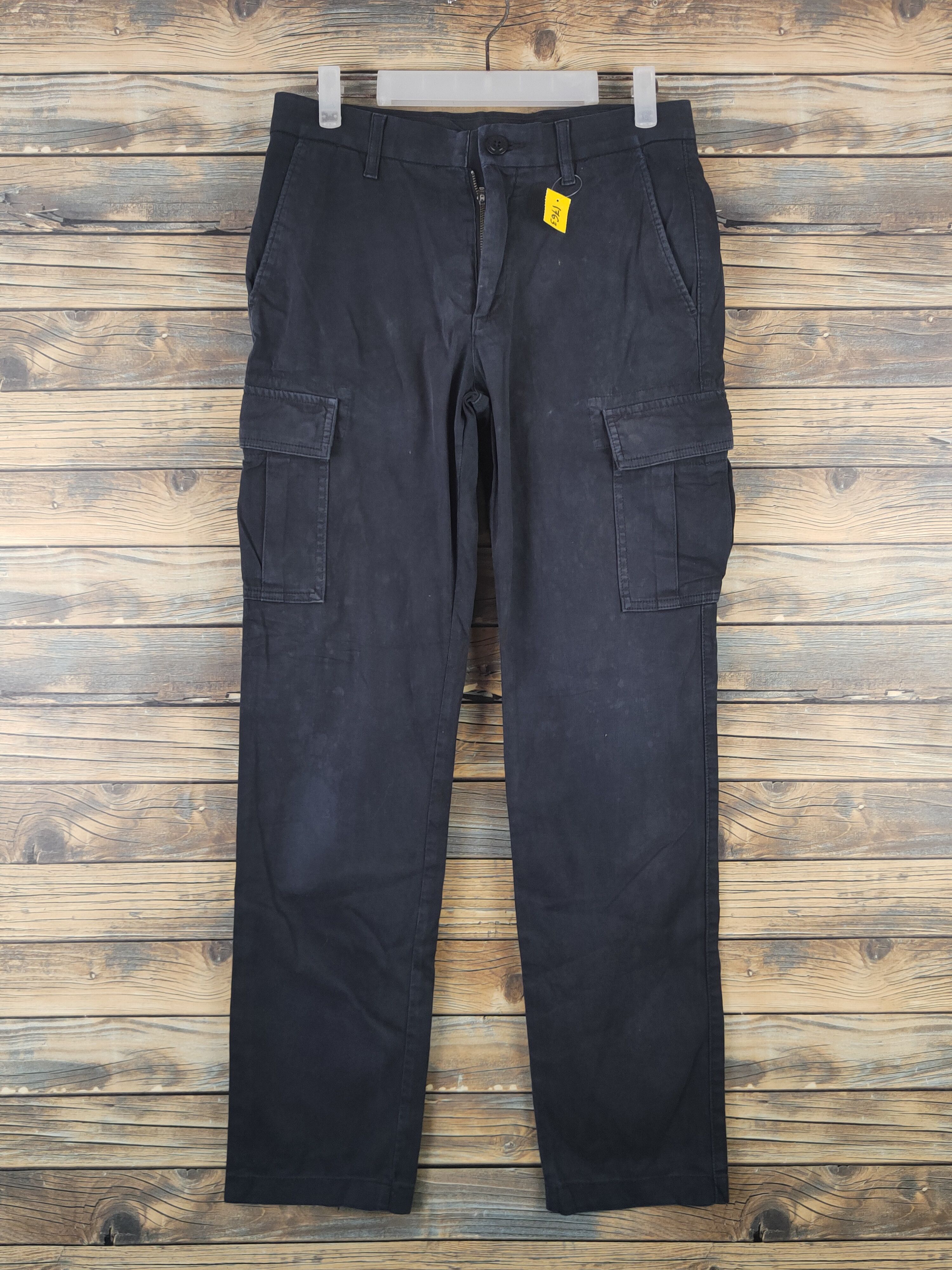 Japanese Brand DL Uniqlo Black Multipocket Tactical Cargo Pants #1763 Size US 30 / EU 46 - 1 Thumbnail