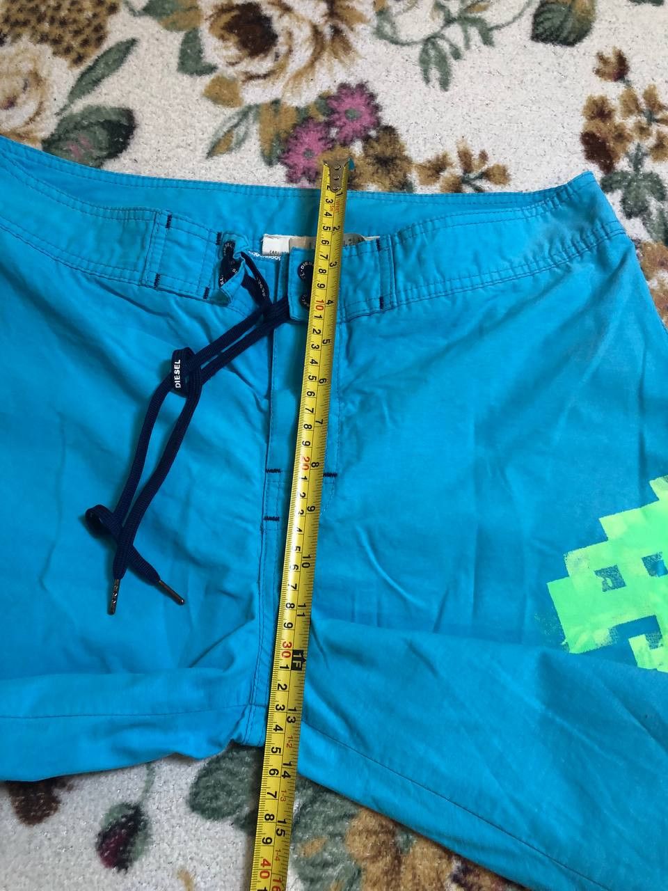 Diesel Diesel Men's Lined Board Shorts Beach Size US 33 - 14 Thumbnail