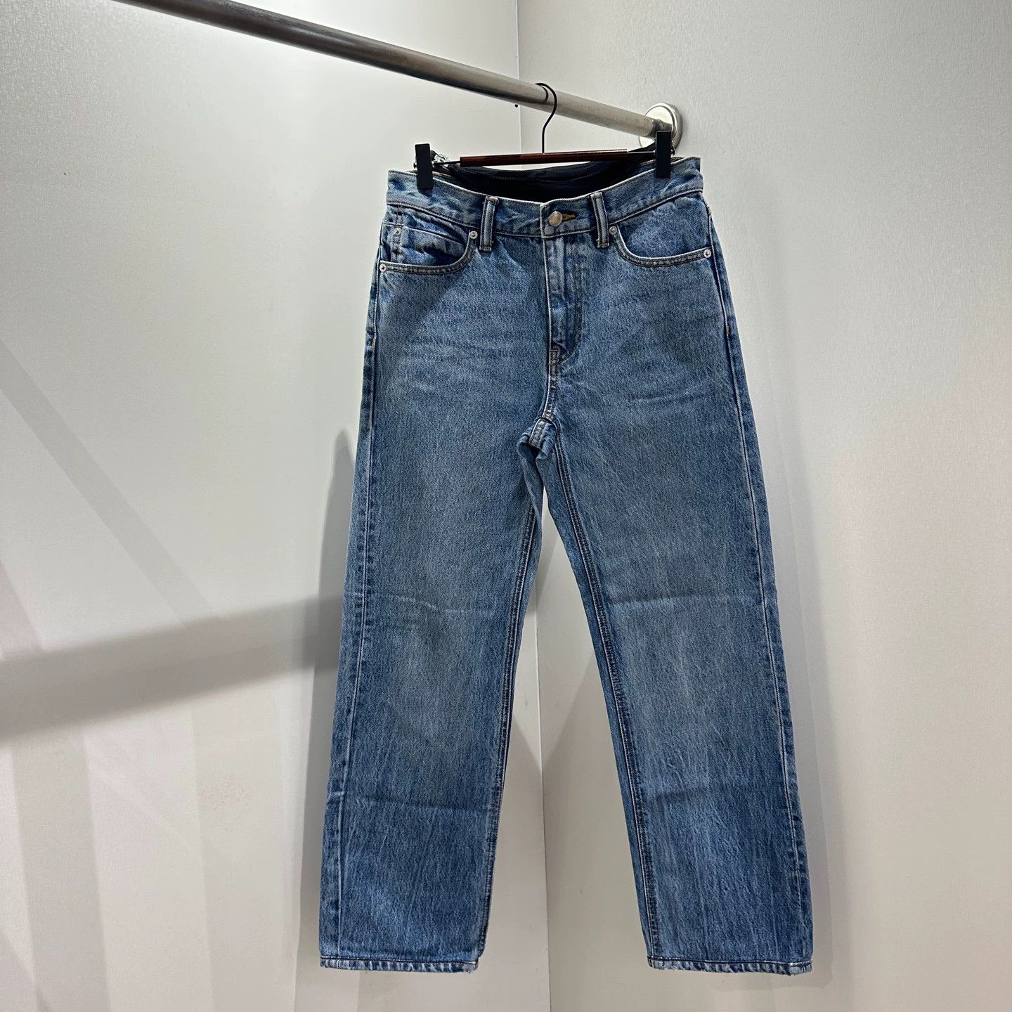 Alexander Wang Alexander Wang may396 CrystalLetter Jean 24 Cotton Size 24" / US 00 / IT 34 - 1 Thumbnail