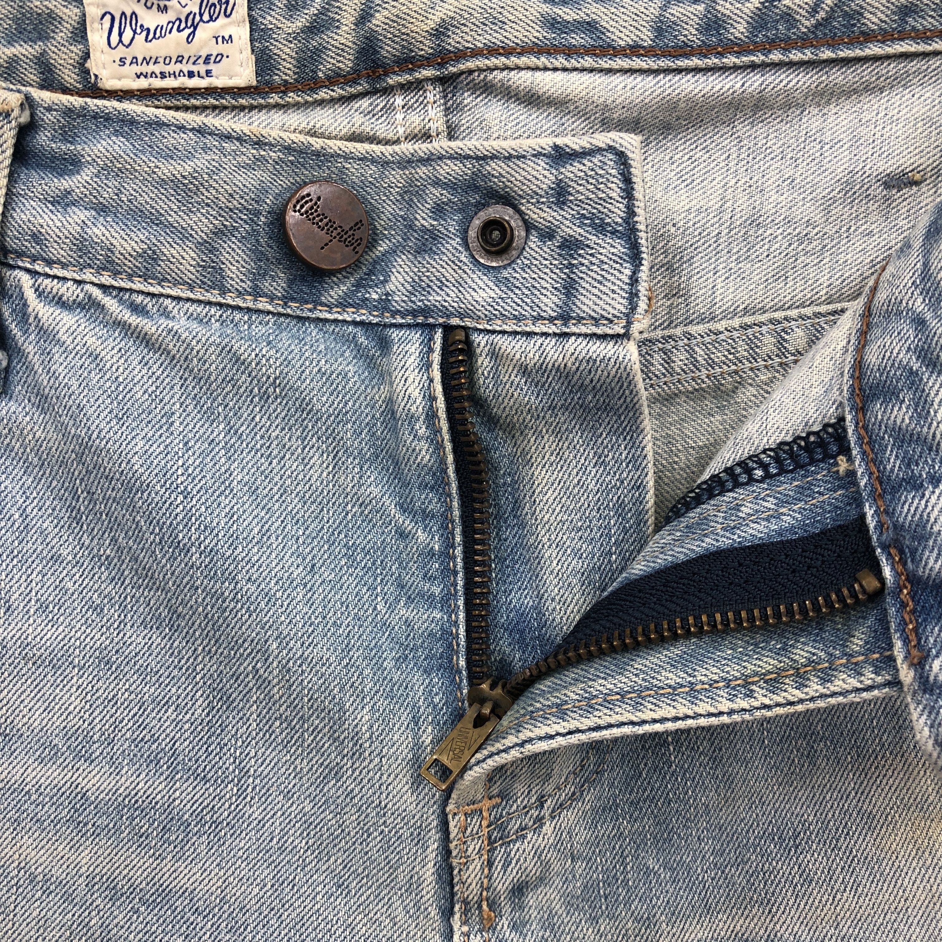 Wrangler Vintage 90s Wrangler Selvedge Flare Jeans Faded Denim Size US 32 / EU 48 - 5 Thumbnail