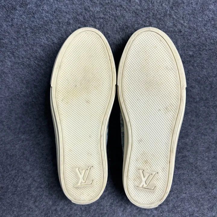 Louis Vuitton Louis Vuitton Stellar Casual Sneakers in Denim Blue -2508 Size US 7 / IT 37 - 4 Thumbnail