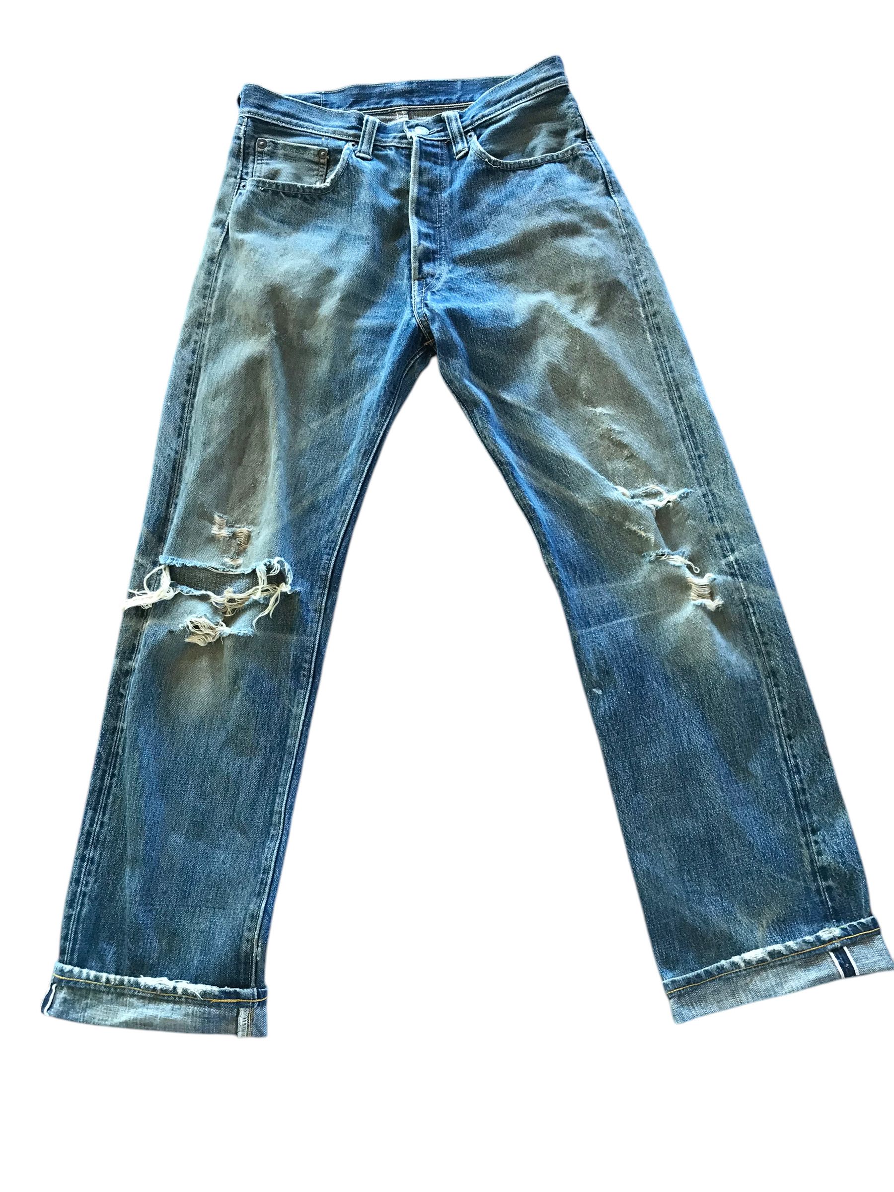 Sugar Cane × Toyo Enterprises RARE Vintage Sugar Cane Toyo Enterprises Denim Selvedge Size US 29 - 3 Thumbnail