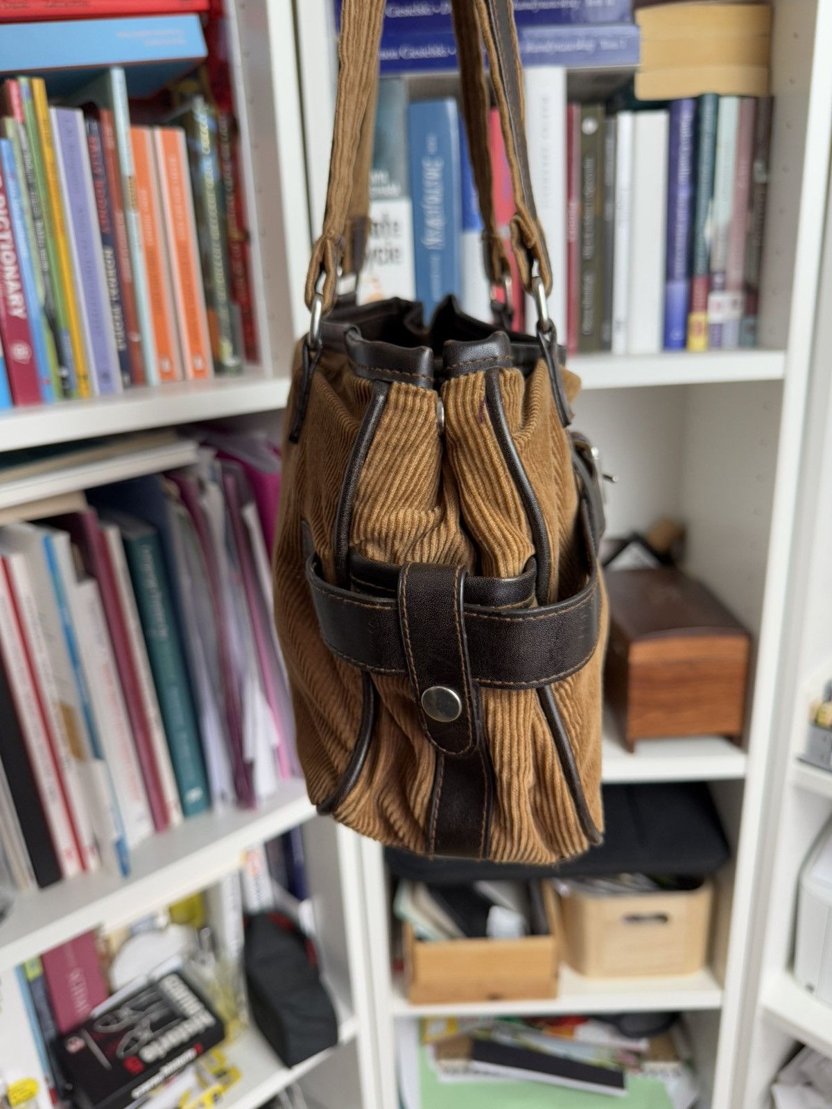 KangaROOS × Vintage Vintage y2k kangaroos corduroy shoulderbag avantgarde y2k 00s Size ONE SIZE - 8 Thumbnail