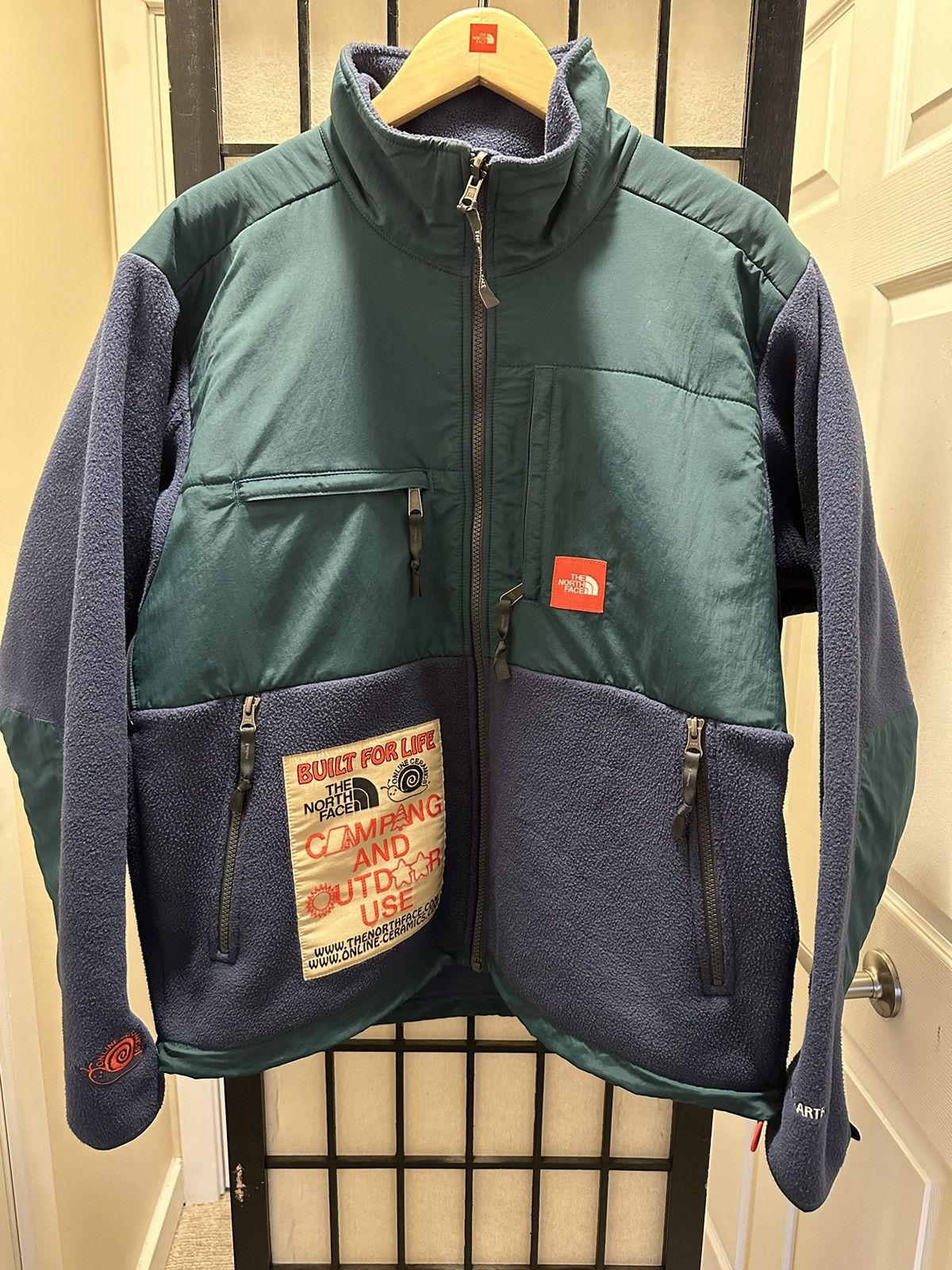 image of Online Ceramics 1995 Polartec Denali in Navy, Men's (Size Medium)
