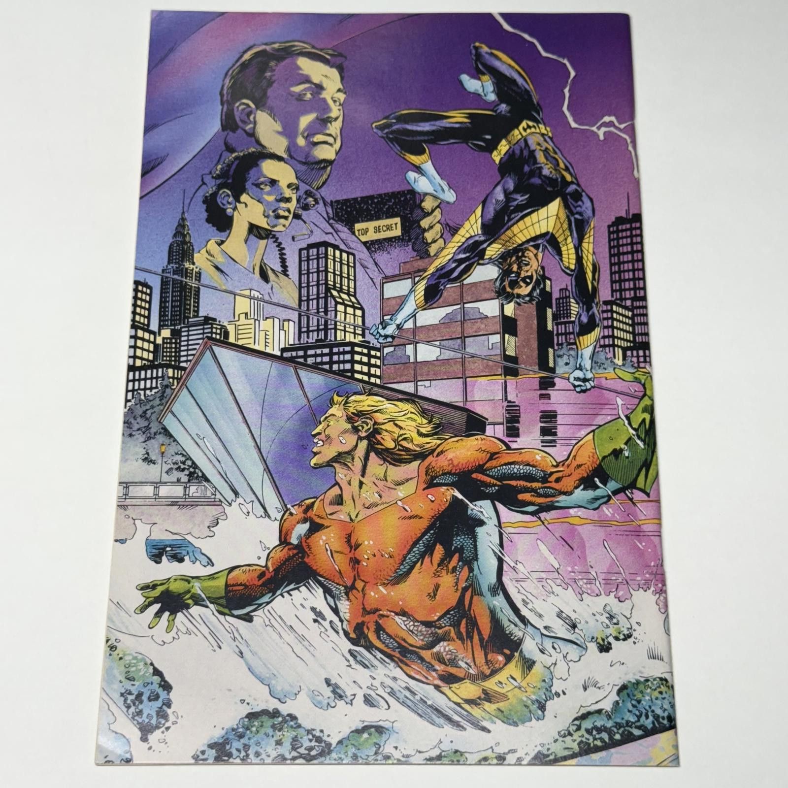 DC Comics DC Justice League Task Force #1 JUN 1993 First Issue Comic Size ONE SIZE - 7 Thumbnail