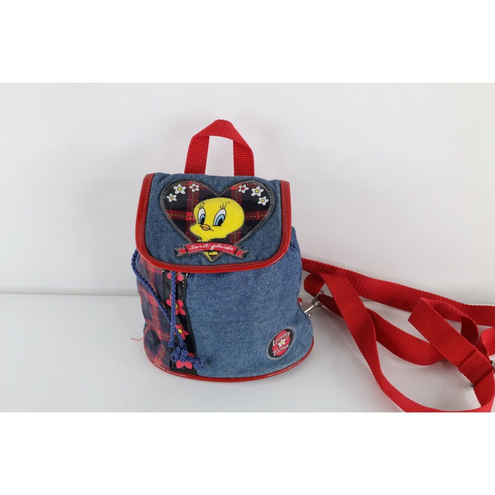 Vintage Vintage 90s Looney Tunes Tweety Bird Flower Denim Mini Bag Size ONE SIZE - 1 Thumbnail