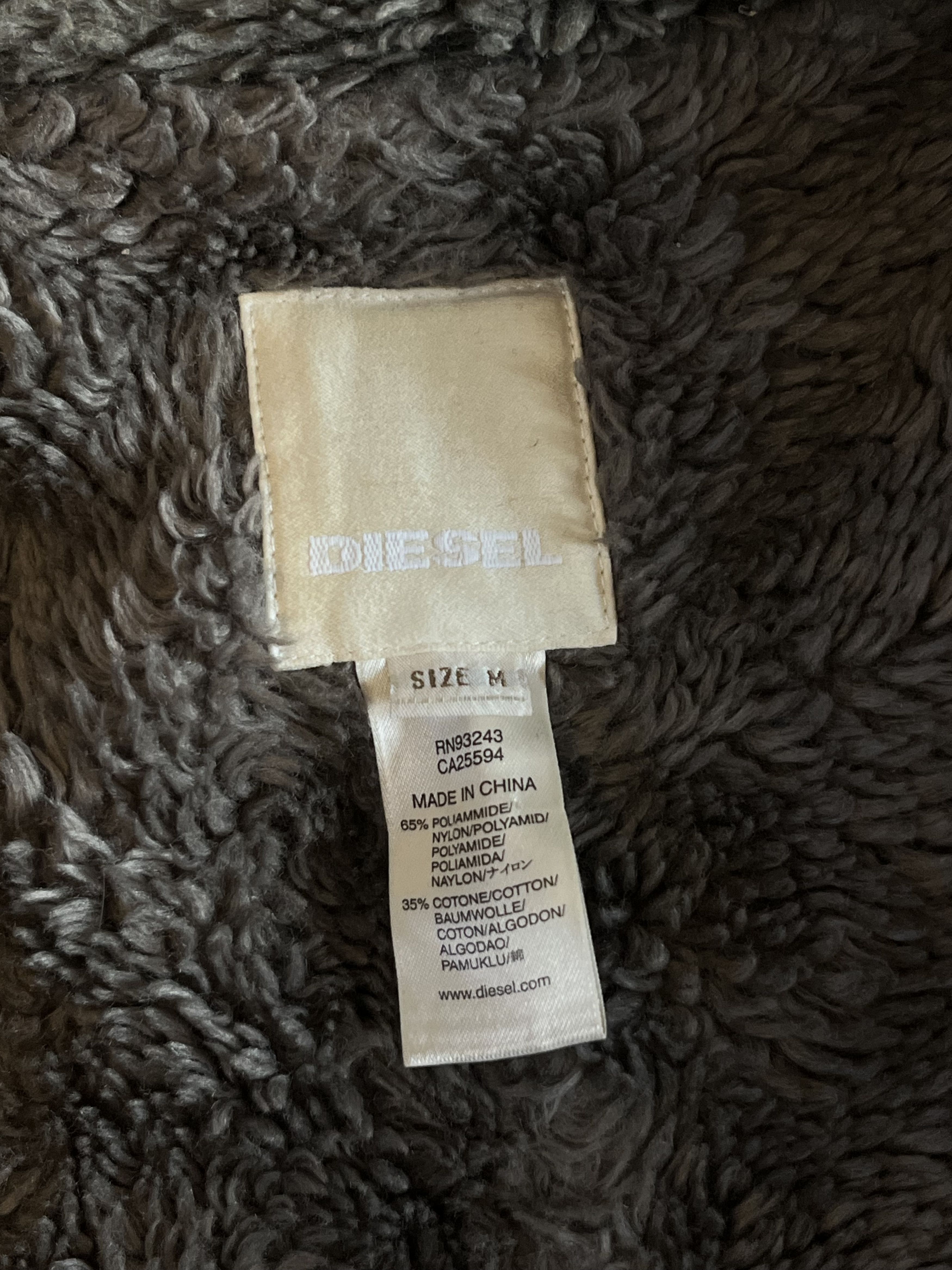 y2k Fur Diesel Jacket