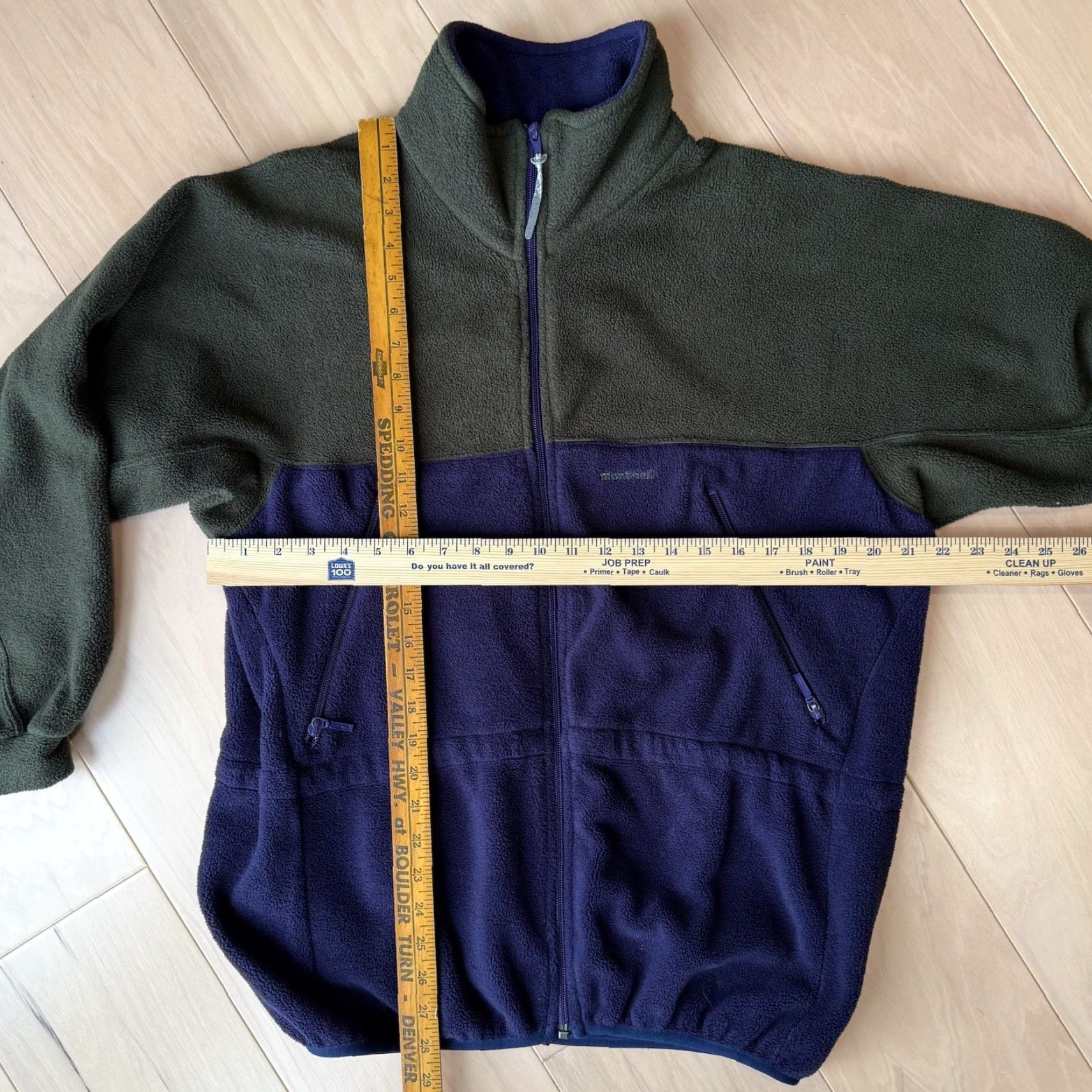 Montbell VINTAGE Montbell Fleece Jacket Medium Olive Purple Full Zip 90s Outerwear Mens Regular Jacket Size US M / EU 48-50 / 2 - 3 Thumbnail