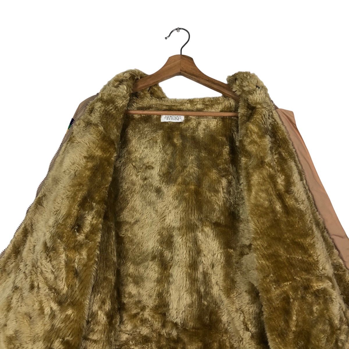 Japanese Brand Vintage Chore Jacket Suntory Boss Coffee Shearing FurLining Size US M / EU 48-50 / 2 - 14 Thumbnail