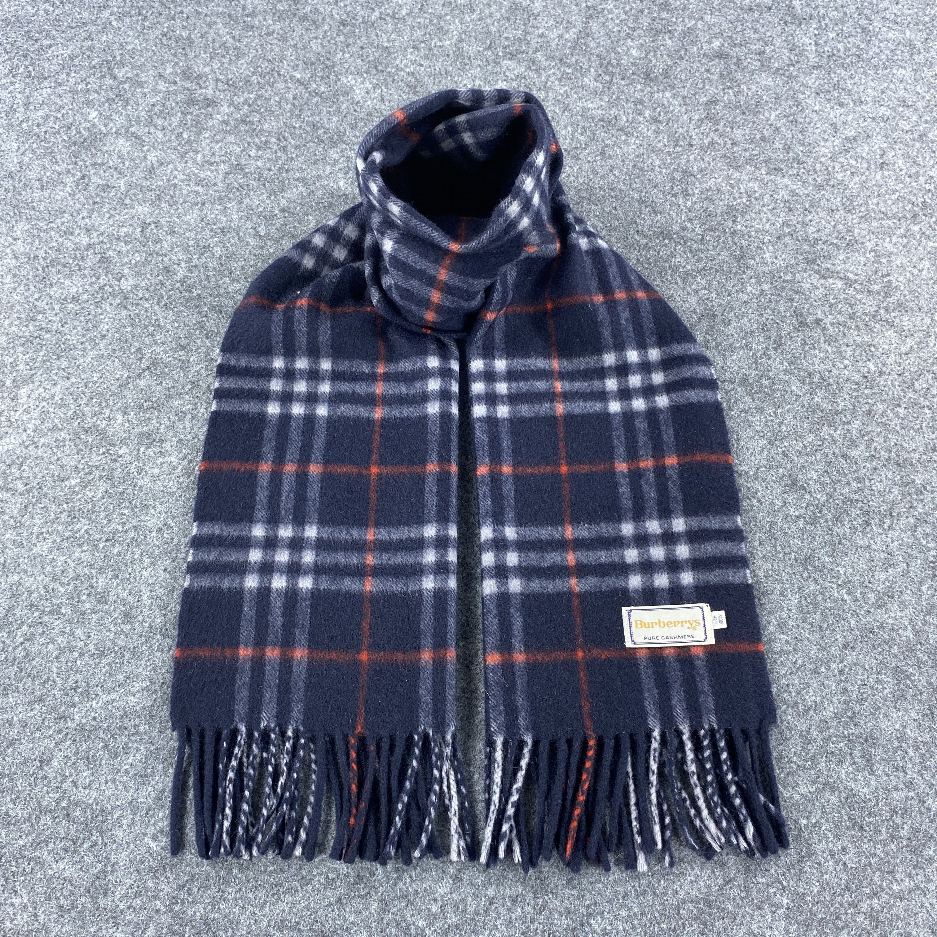 Burberry × Vintage Burberrys Scarf # D637 # Muffler # Neckwear # Nova Check Size ONE SIZE - 1 Thumbnail